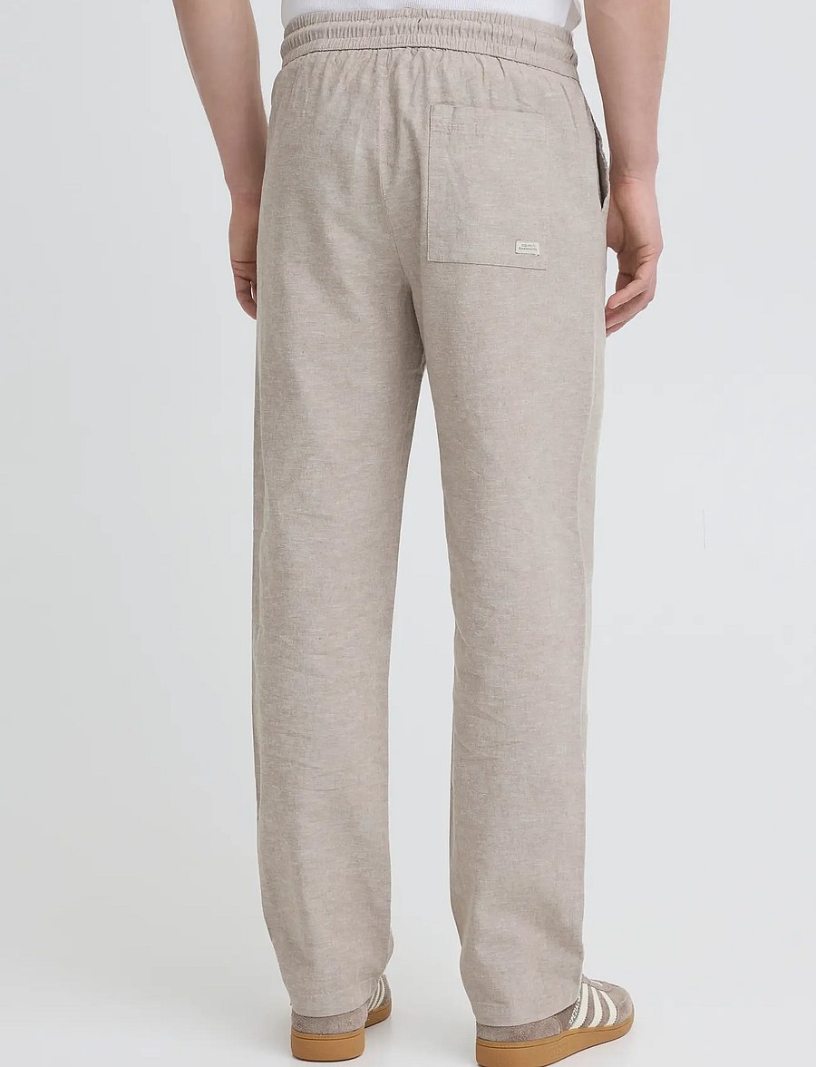 Blend - BHABAN LIN PANTS PP NOOS - hørbukser - crockery - 3