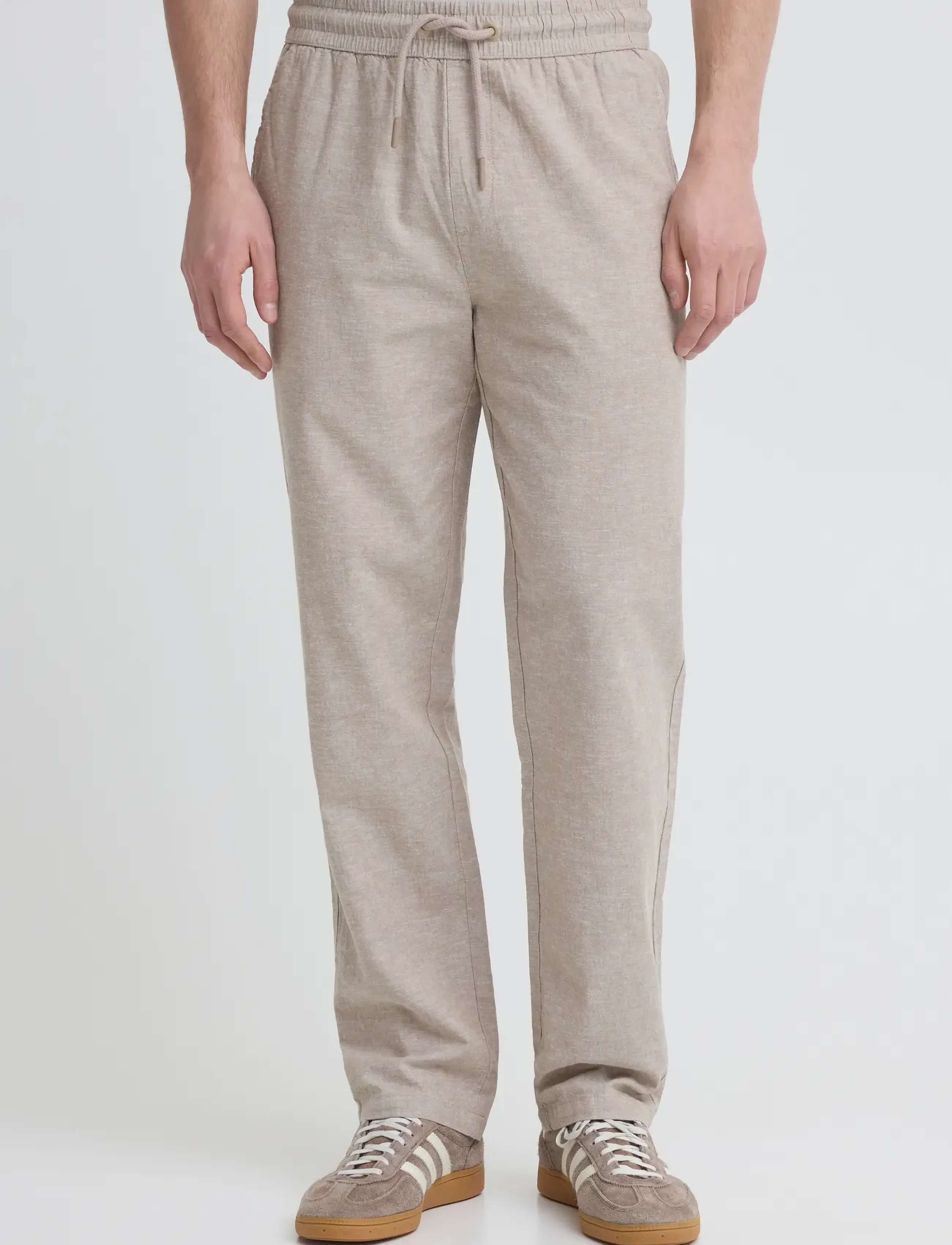 Blend - BHABAN LIN PANTS PP NOOS - lininės kelnės - crockery - 5