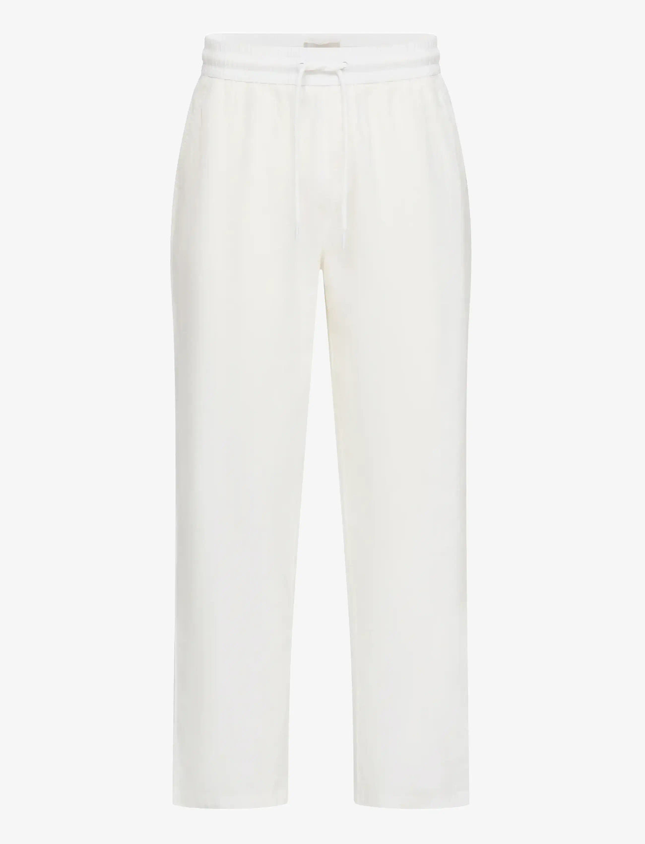 Blend - BHABAN LIN PANTS PP NOOS - linnen broeken - snow white - 1