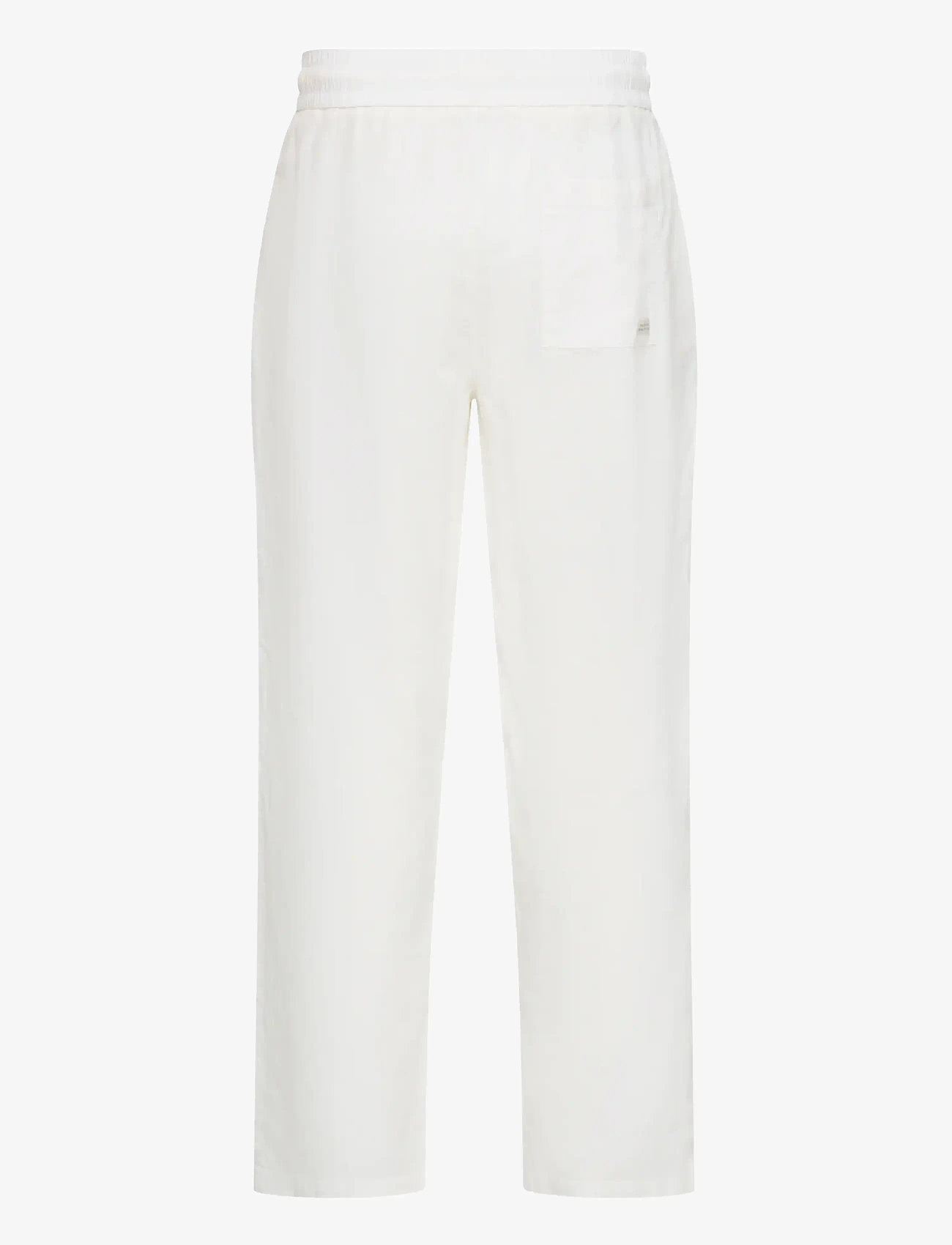 Blend - BHABAN LIN PANTS PP NOOS - linnen broeken - snow white - 2