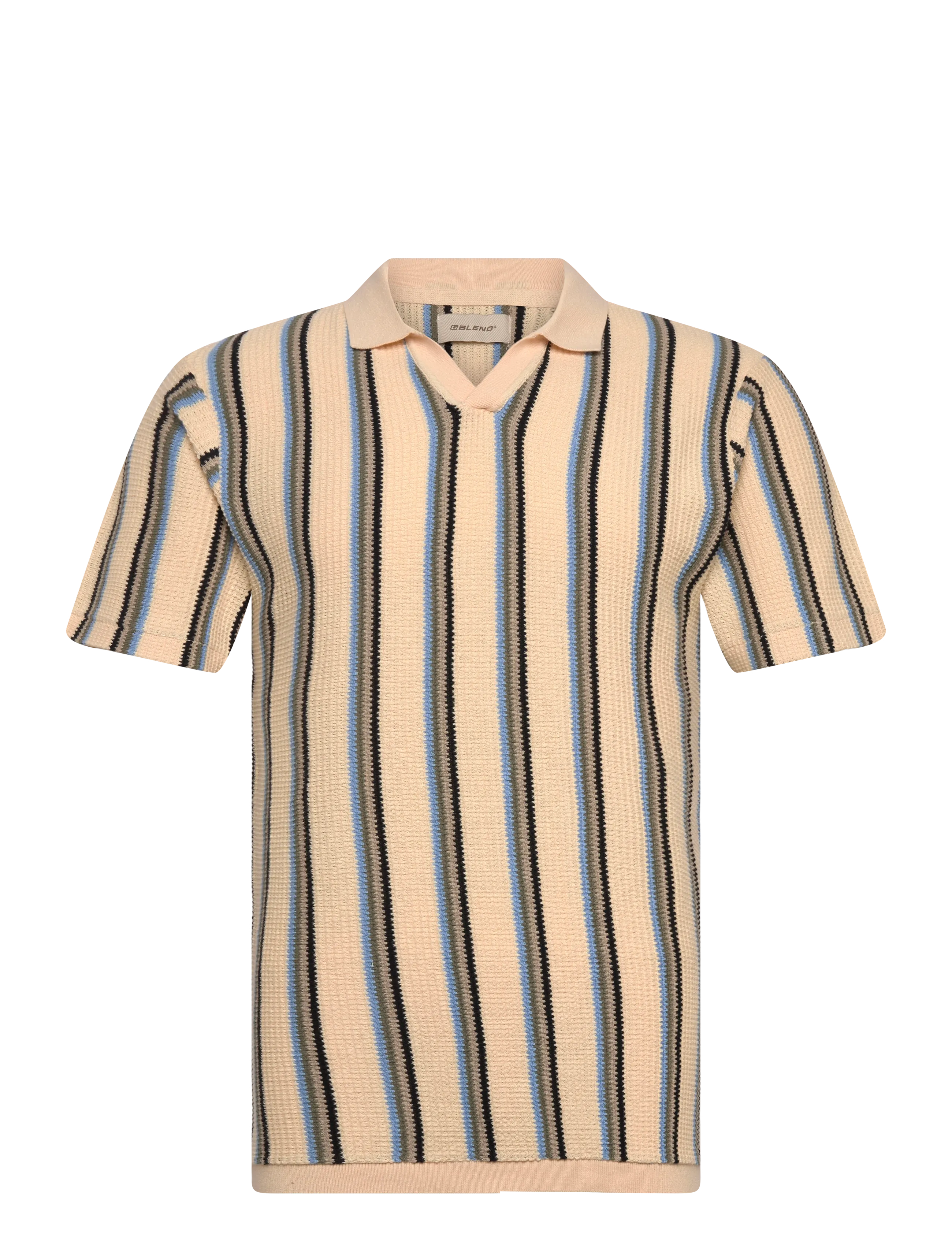 BLEND Bhamos Polo Beige - L - Herren