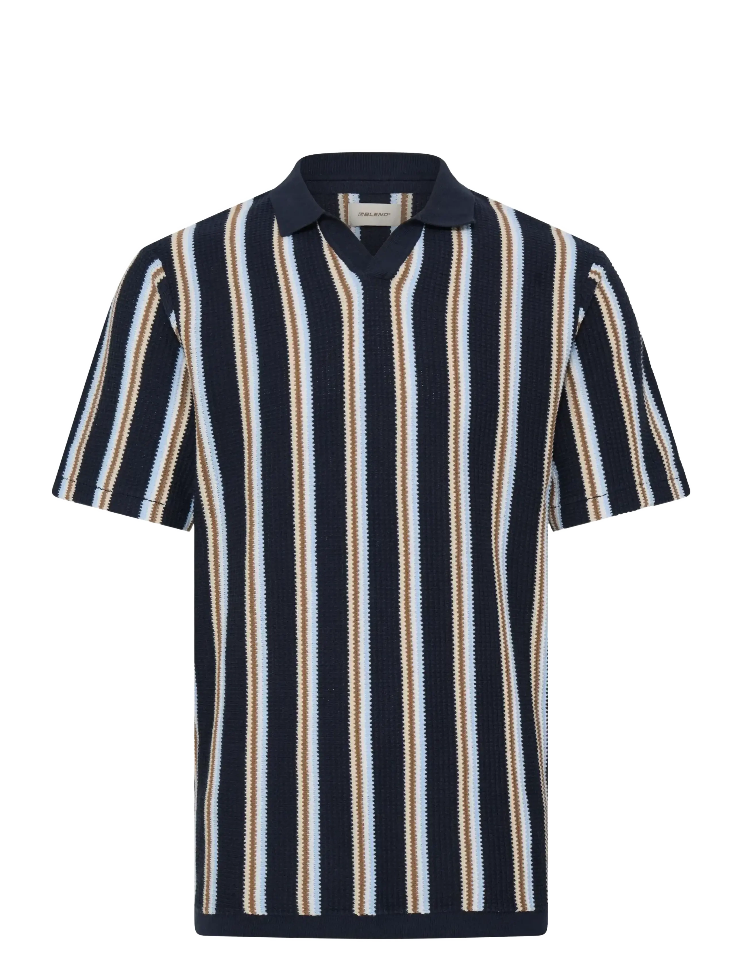 BLEND Bhamos Polo Navy - L - Herren