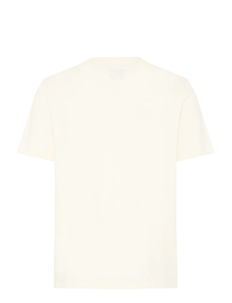 Blend - BHKALEB PRINTED POCKET S/S TEE - kurzärmelig - vanilla ice - 2