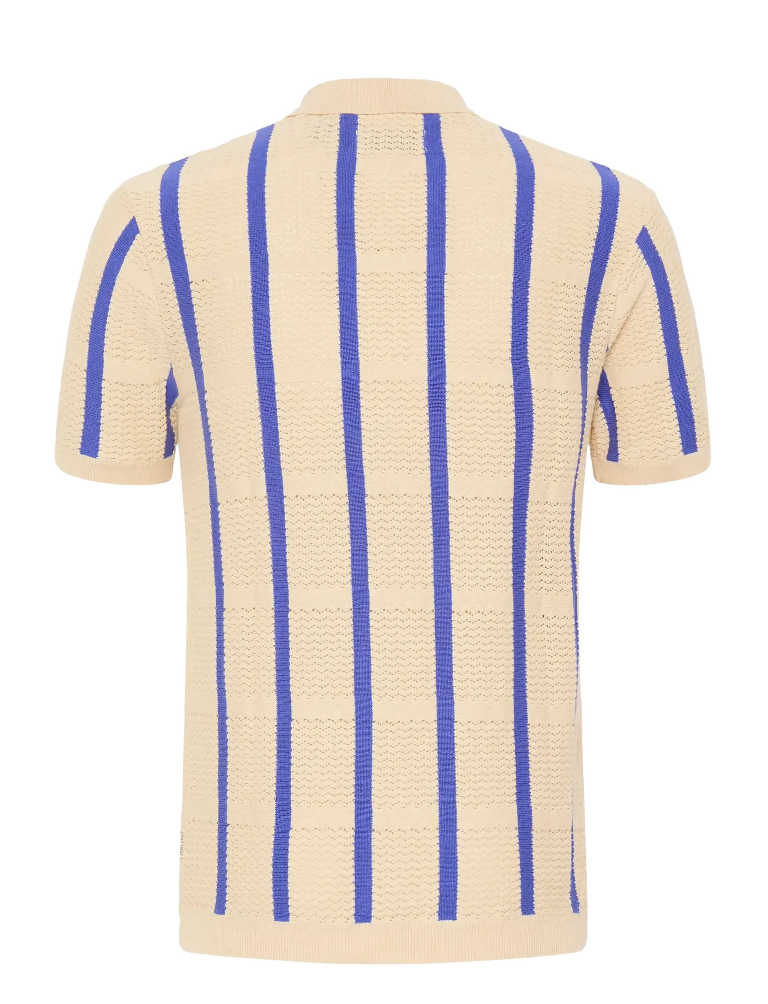 Blend - BHDARIN KNIT POLO - strik - bleachedsand - 2