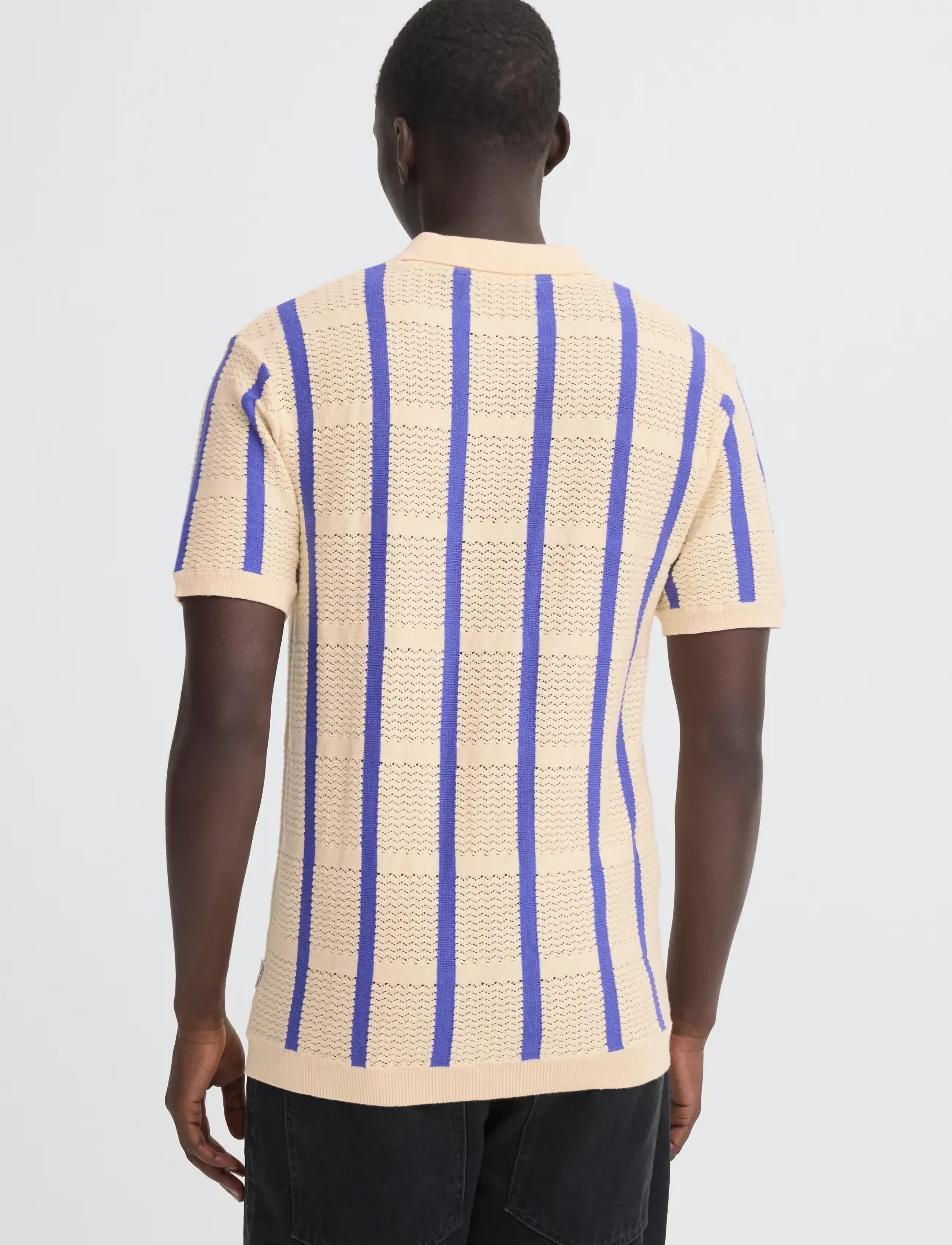 Blend - BHDARIN KNIT POLO - gebreide truien - bleachedsand - 3