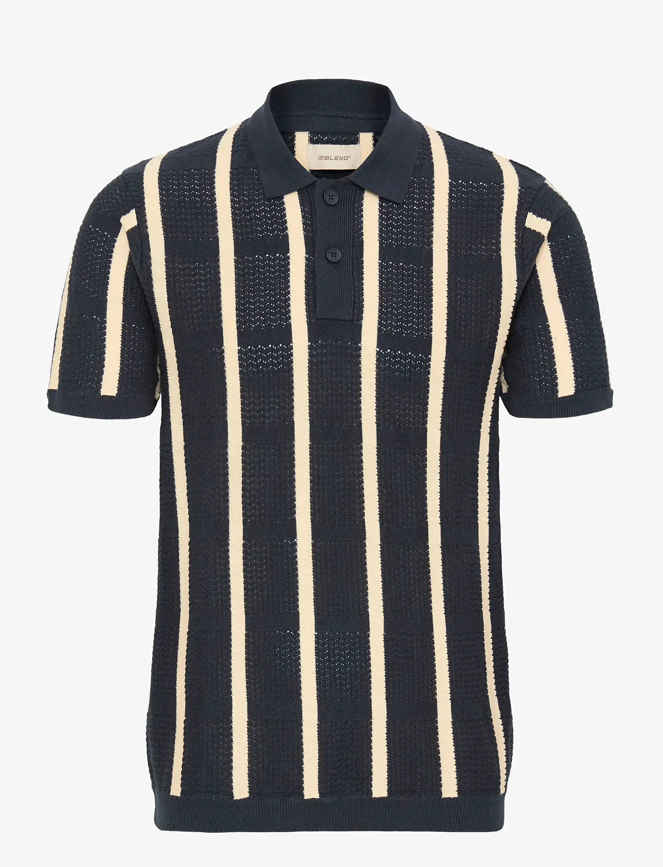 Blend - BHDARIN KNIT POLO - kootud polosärgid - salute - 1