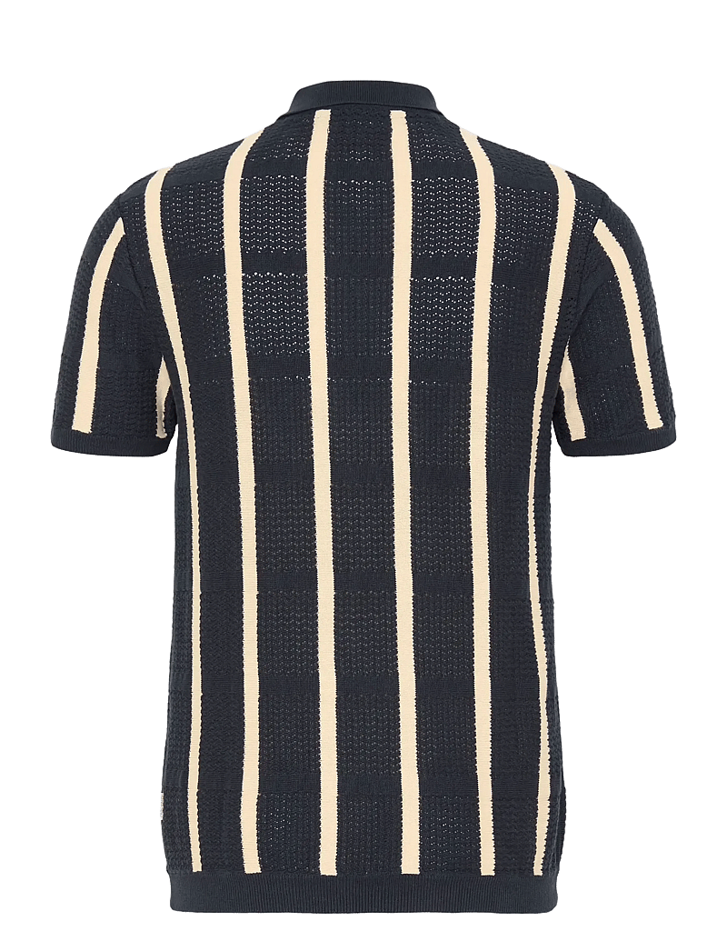 Blend - BHDARIN KNIT POLO - kootud polosärgid - salute - 2