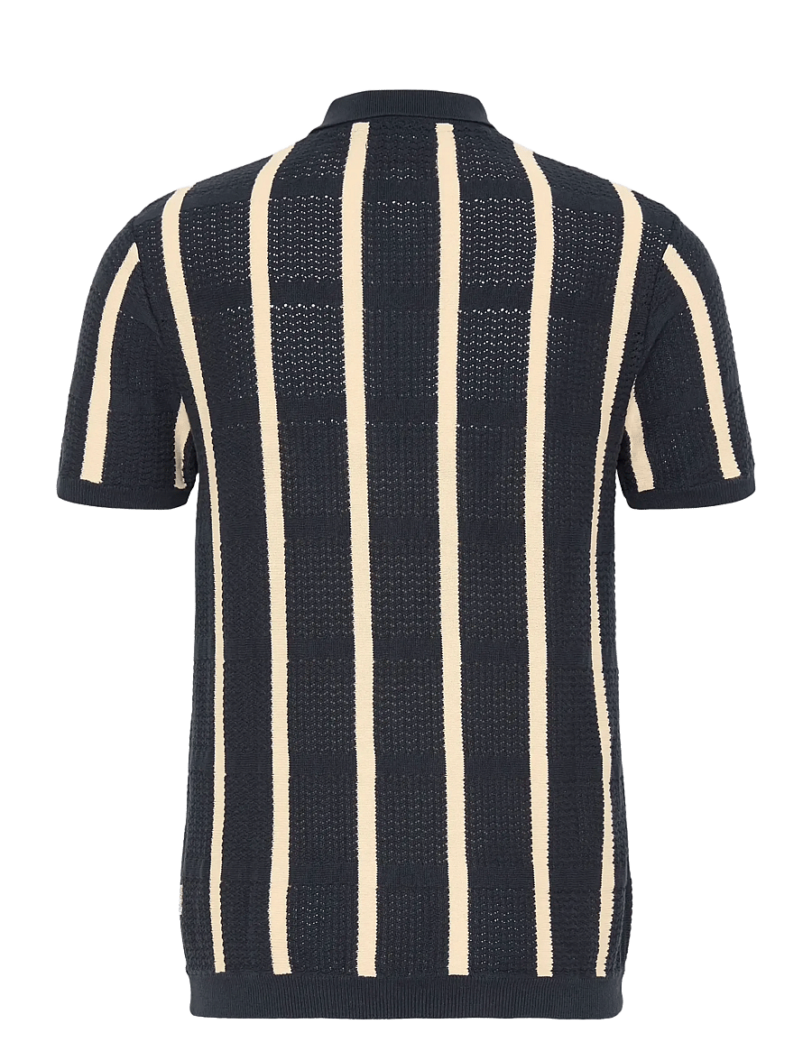 Blend - BHDARIN KNIT POLO - kootud polosärgid - salute - 2