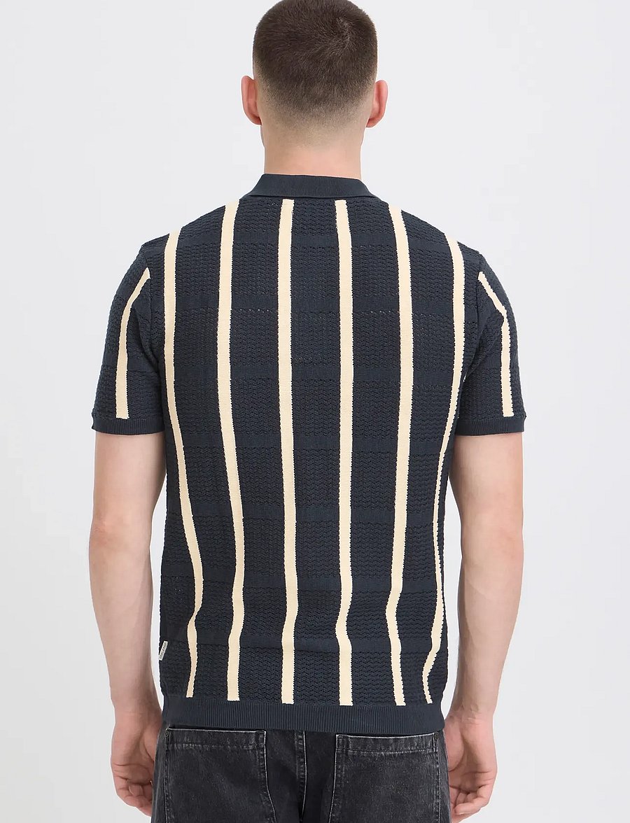 Blend - BHDARIN KNIT POLO - kootud polosärgid - salute - 3