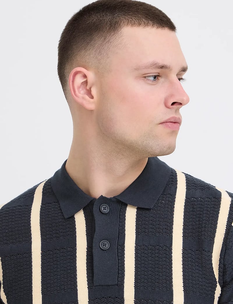 Blend - BHDARIN KNIT POLO - kootud polosärgid - salute - 4