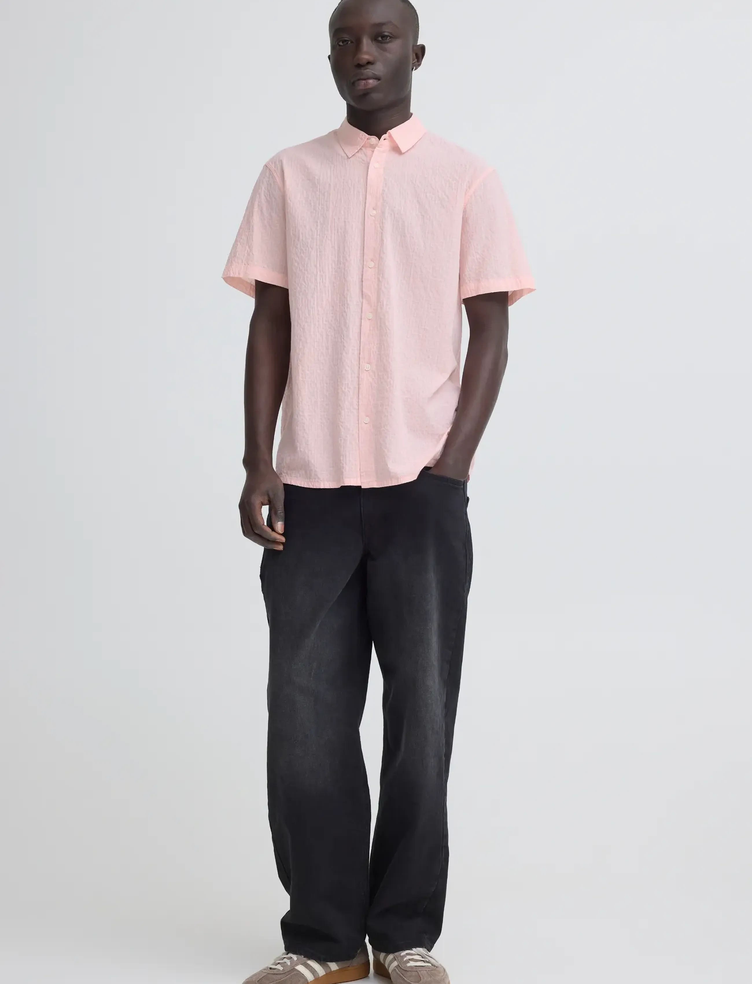 Blend BHBARNY SHIRT - Tøj - PEACHSKIN / pink/rose