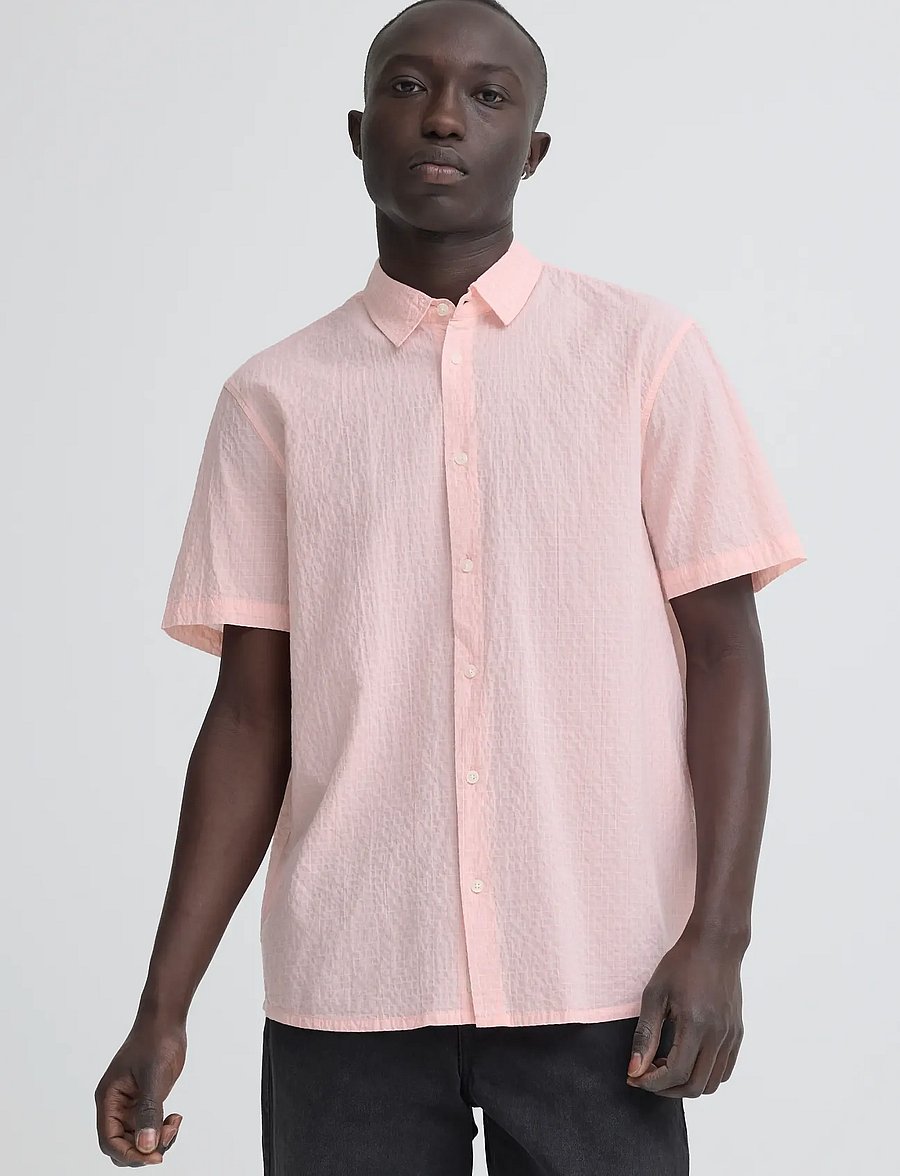 Blend - BHBARNY SHIRT - mønstrede skjorter - peachskin - 5