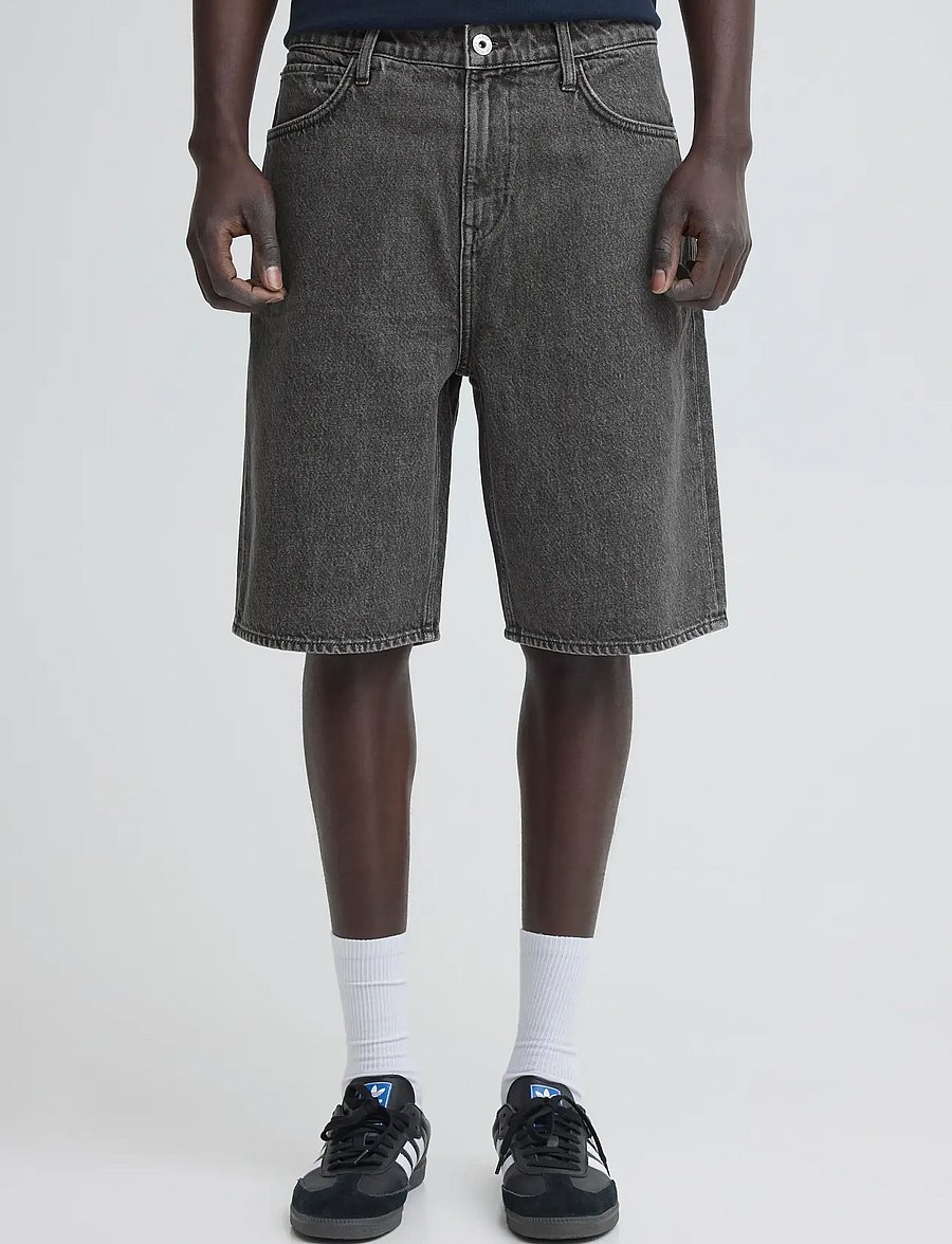 Blend - BHBREEZE LOOSE DENIMSHORTS - lühikesed vabaajapüksid - denim grey - 5