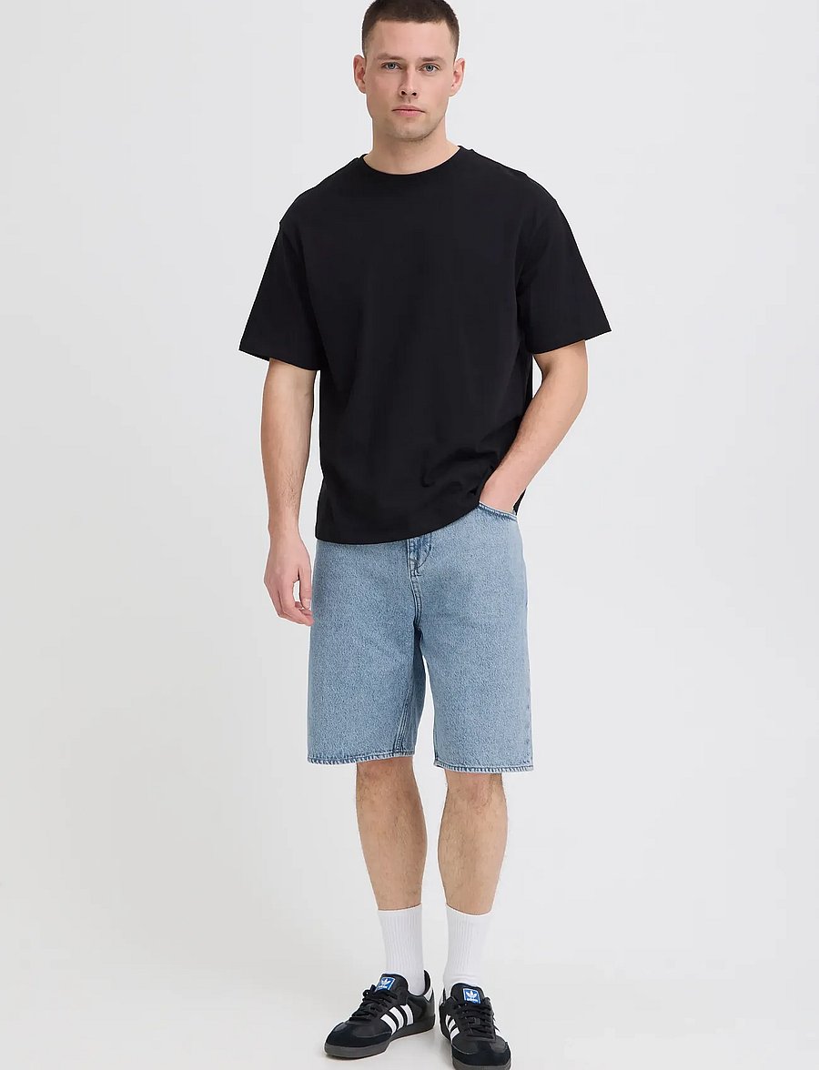 Blend - BHBREEZE LOOSE DENIMSHORTS - denim light blue - 0
