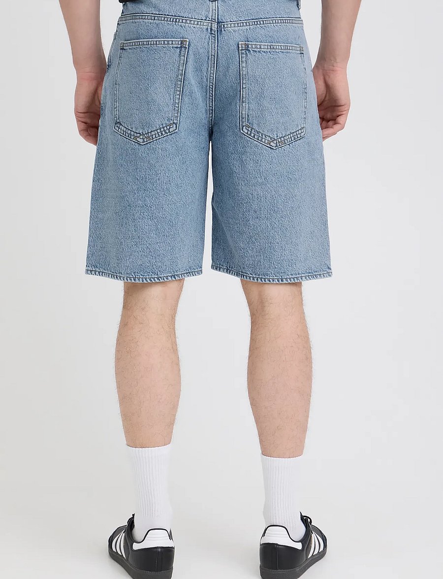 Blend - BHBREEZE LOOSE DENIMSHORTS - denim light blue - 3