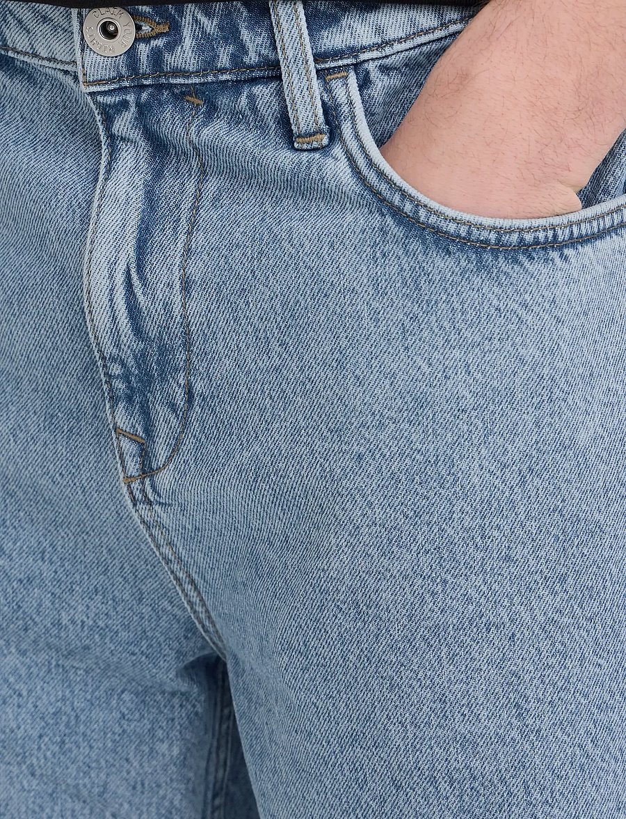 Blend - BHBREEZE LOOSE DENIMSHORTS - denim light blue - 4