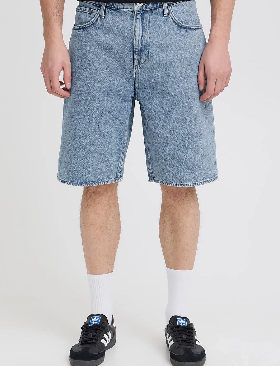 Blend - BHBREEZE LOOSE DENIMSHORTS - denim light blue - 5