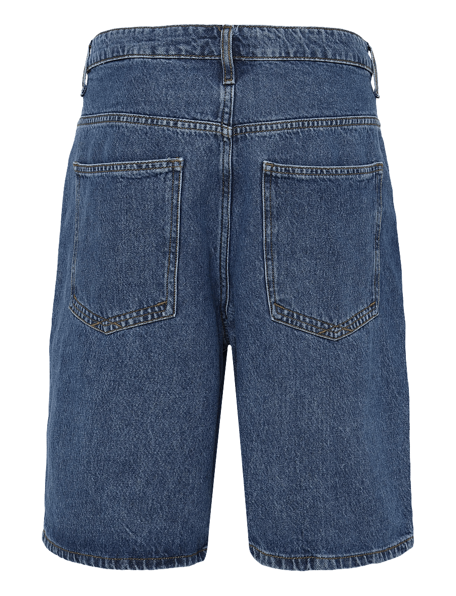 Blend - BHBREEZE LOOSE DENIMSHORTS - lühikesed vabaajapüksid - denim middle blue - 2