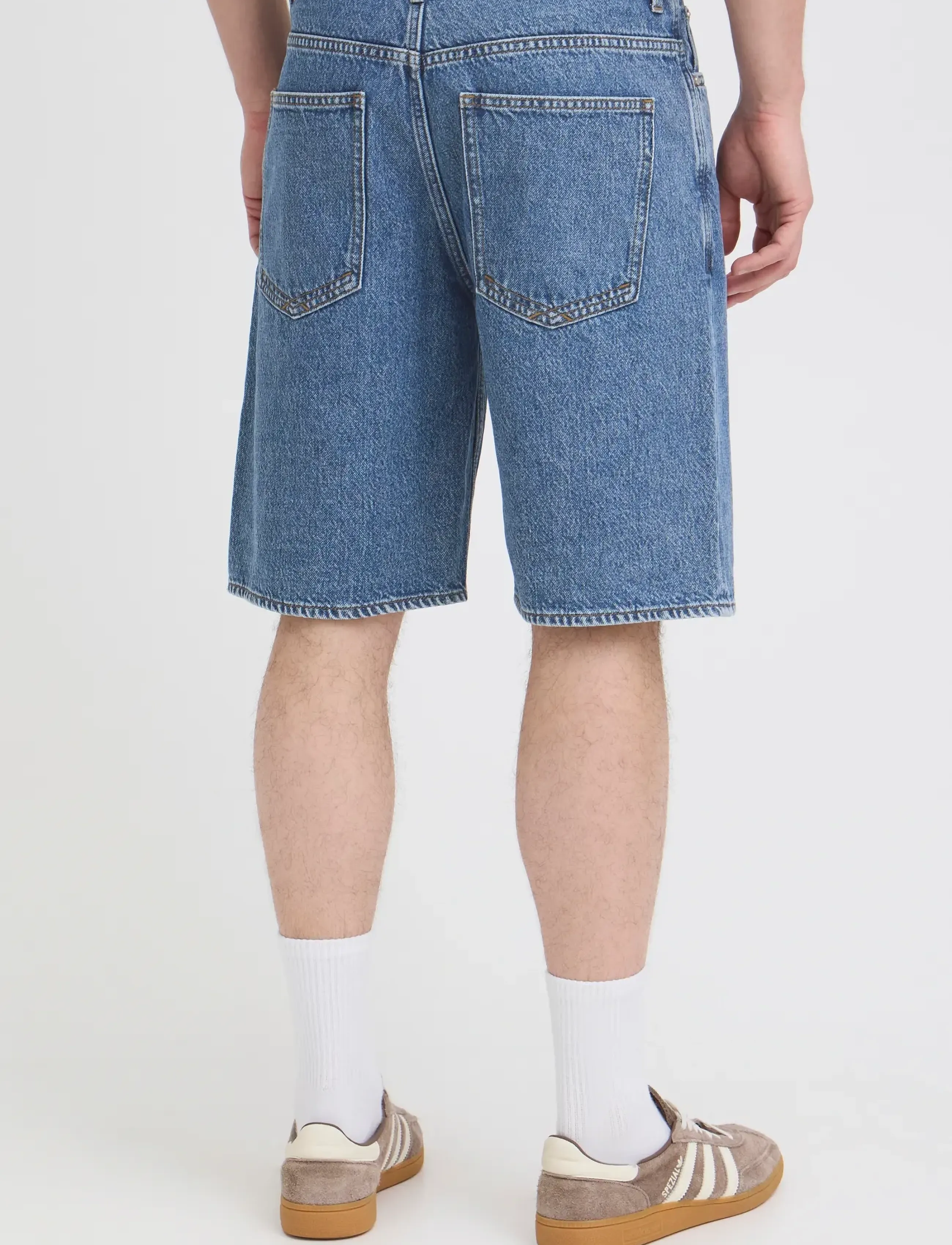 Blend - BHBREEZE LOOSE DENIMSHORTS - denim middle blue - 3