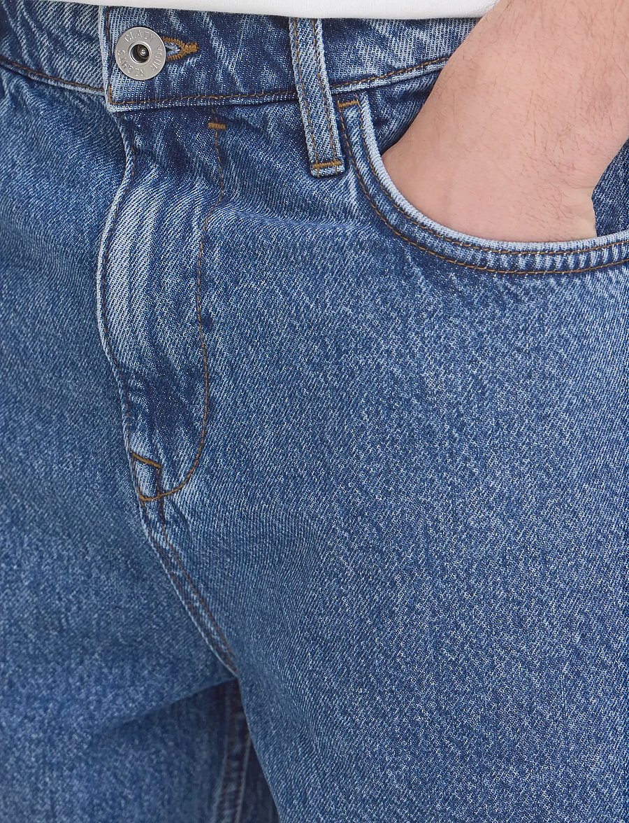 Blend - BHBREEZE LOOSE DENIMSHORTS - lühikesed vabaajapüksid - denim middle blue - 4