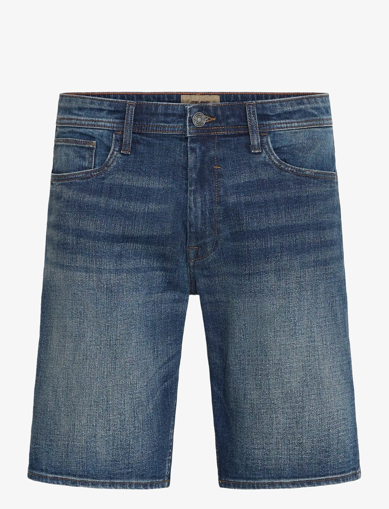Blend - BHTWISTER SLIM/REG DENIMSHORTS - casual shorts - denim dark blue - 1