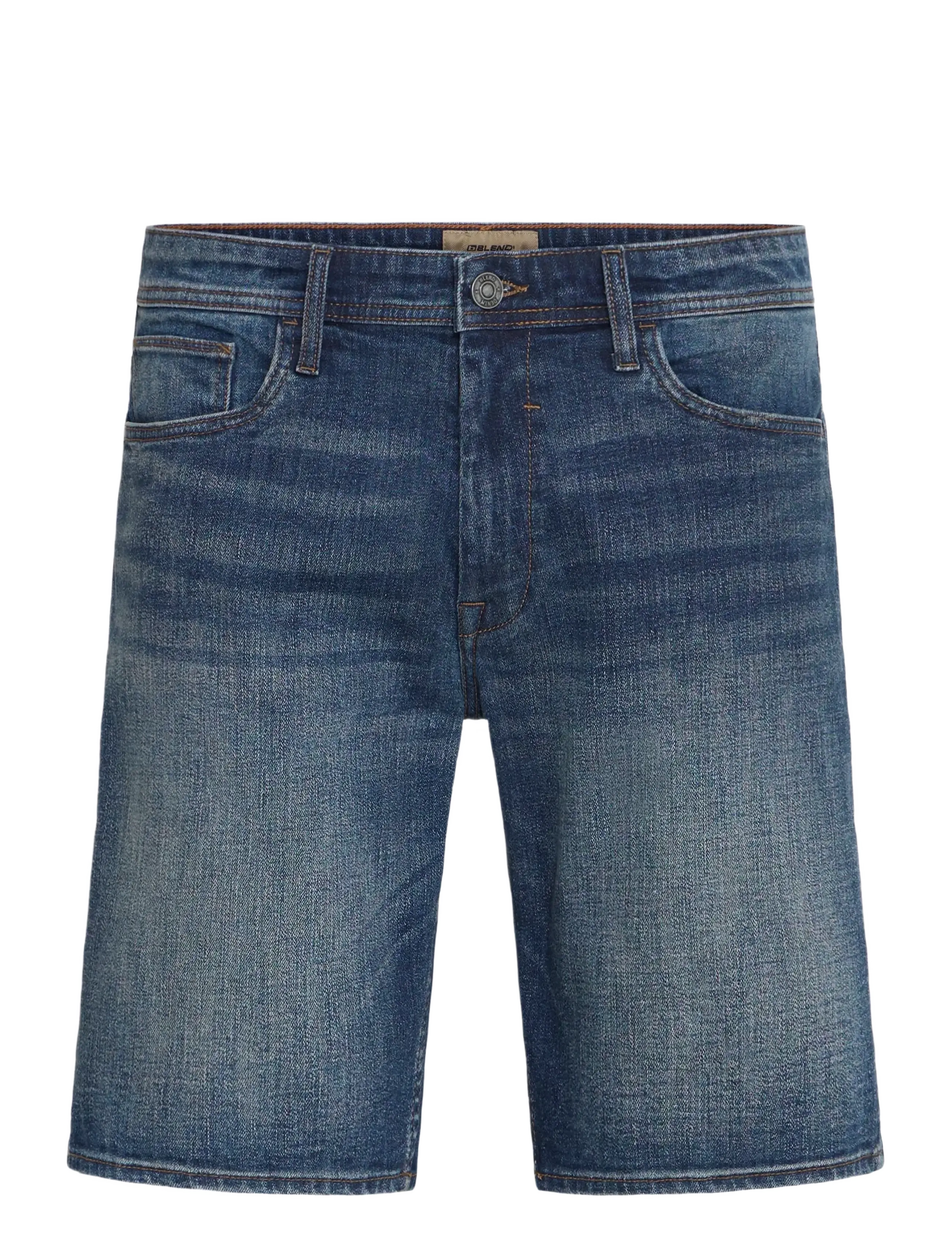 Blend BHTWISTER SLIM/REG DENIMSHORTS - Riided - DENIM DARK BLUE / blue