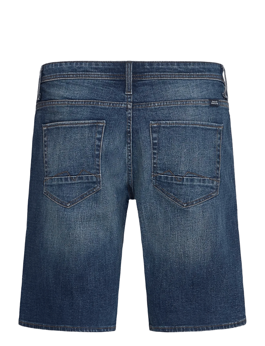 Blend - BHTWISTER SLIM/REG DENIMSHORTS - casual shorts - denim dark blue - 2