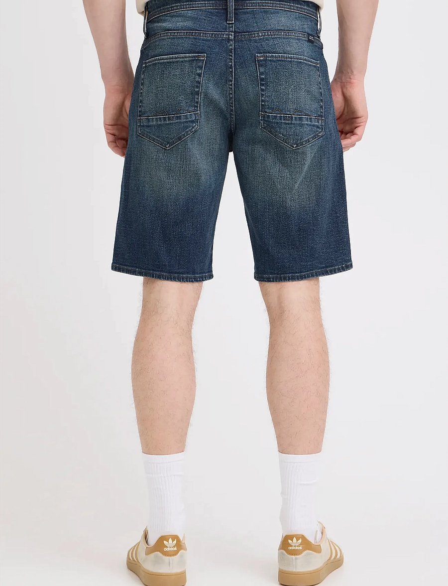 Blend - BHTWISTER SLIM/REG DENIMSHORTS - casual shorts - denim dark blue - 3