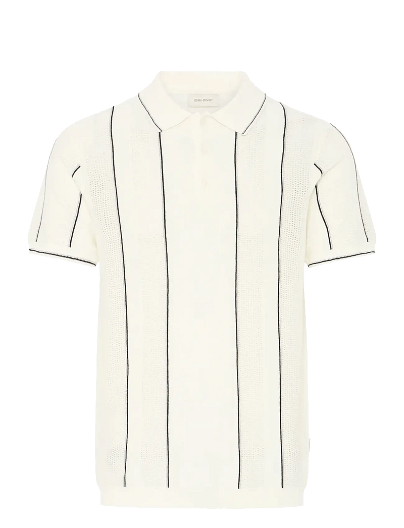 Blend - BHAVEN POLO - gestrickte polohemden - vanilla ice - 1