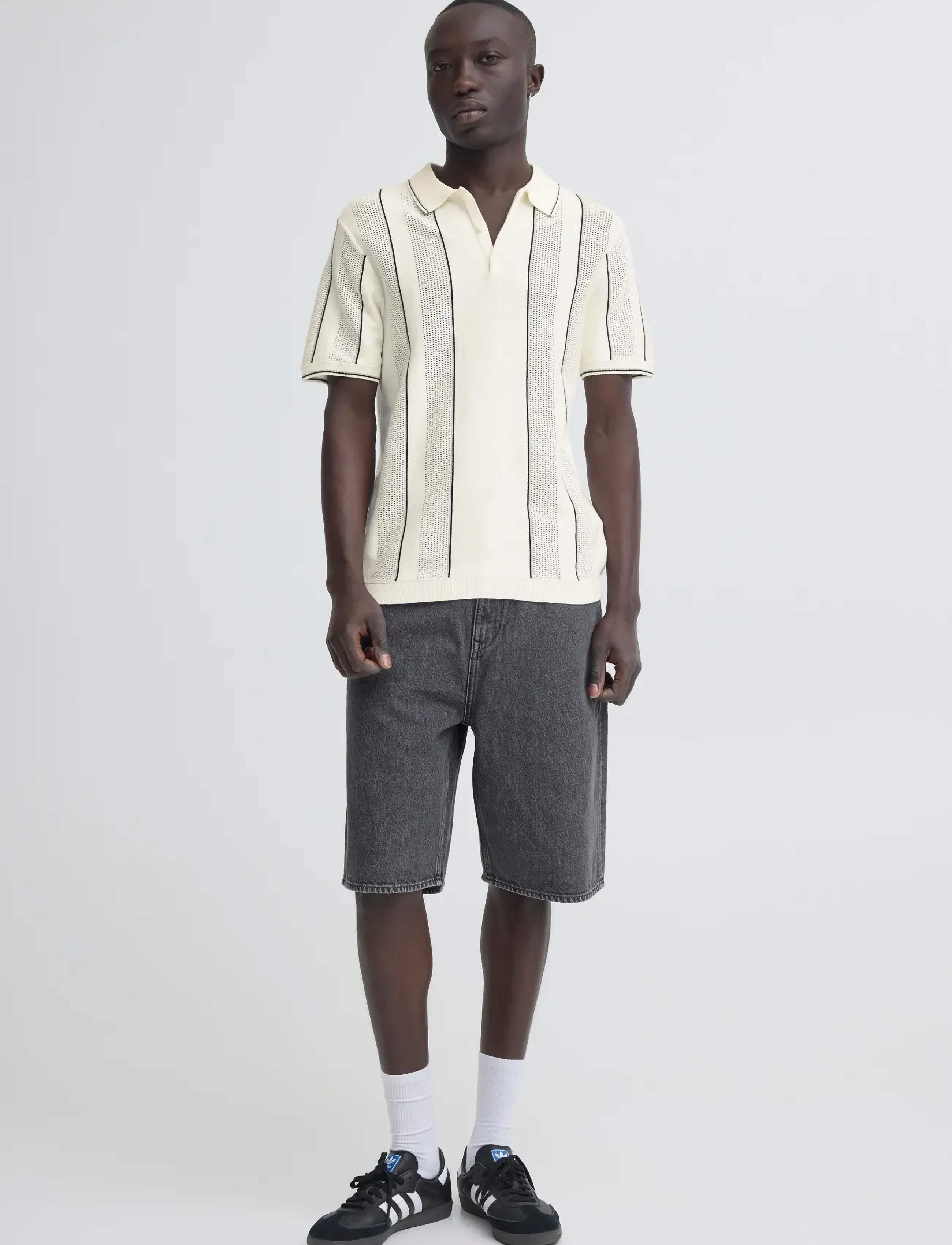 Blend BHAVEN POLO - Knitwear - VANILLA ICE / cream