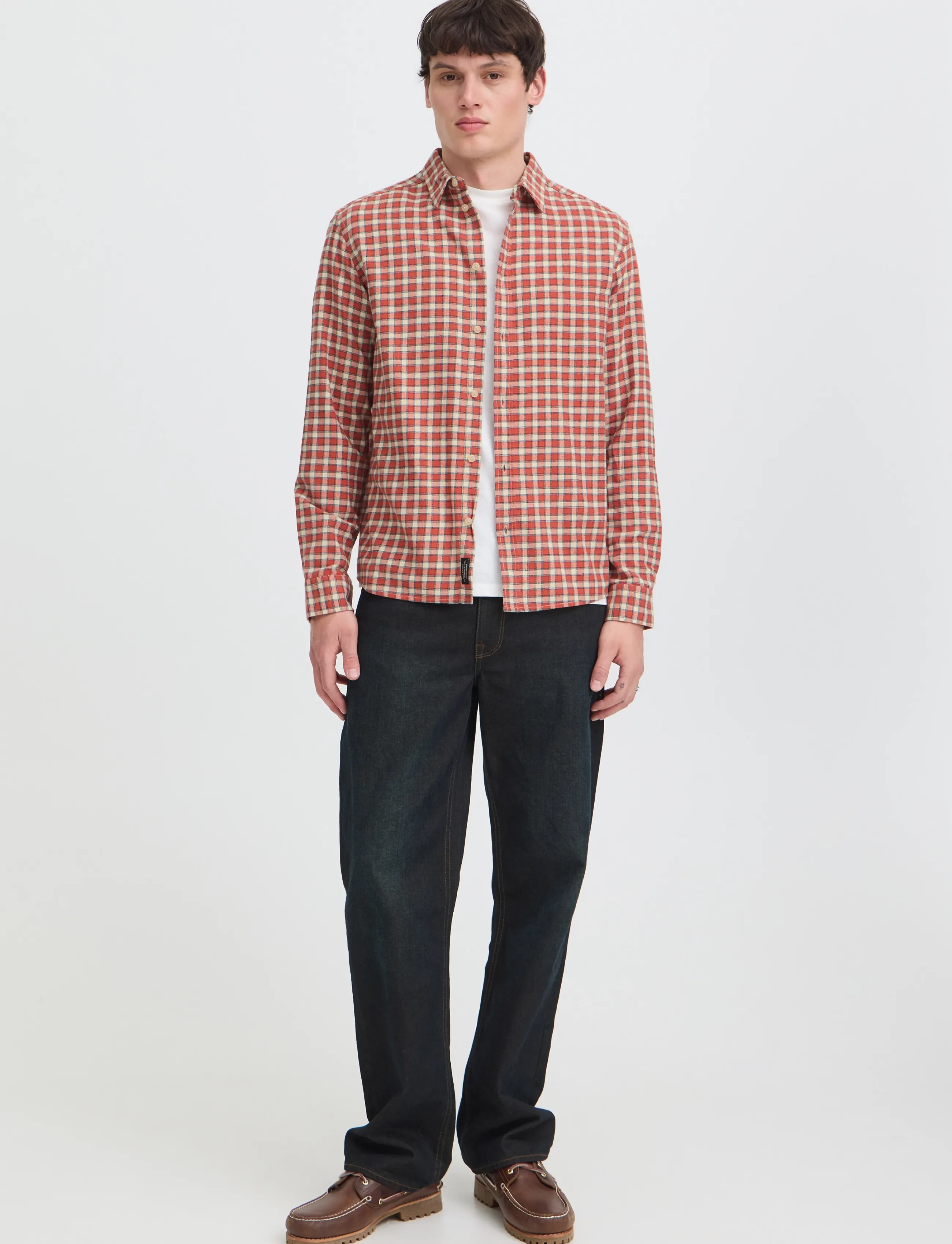 Blend BHCALLI SHIRT - Looks for less - CINNABAR / red