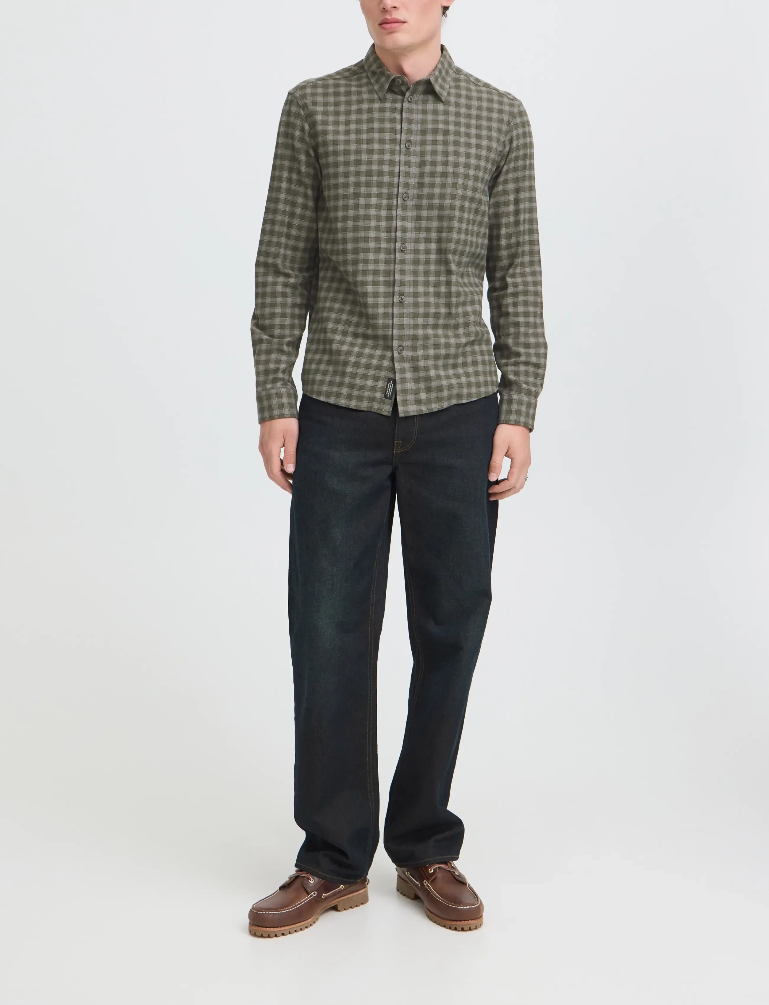 Blend BHCALLI SHIRT - Hemden - DEEP DEPTHS / khaki/green