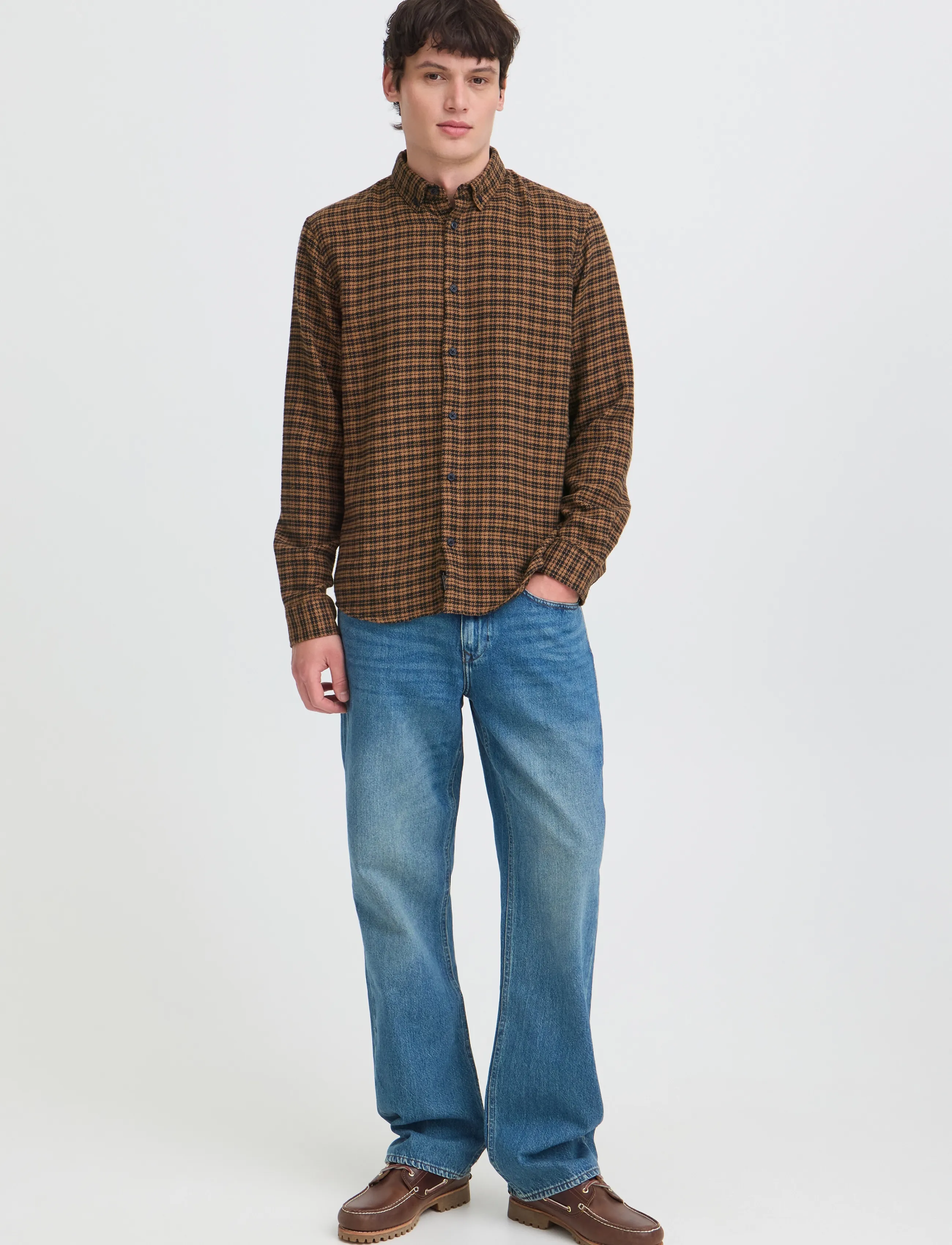 Blend BHCLARK SHIRT - Kleidung - ARGANOIL / brown