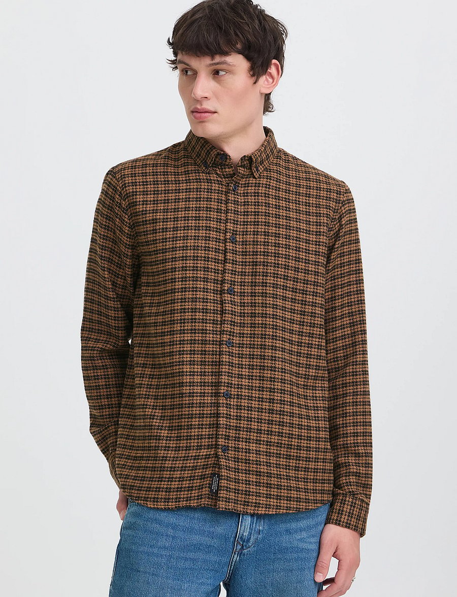 Blend - BHCLARK SHIRT - ternede skjorter - arganoil - 5