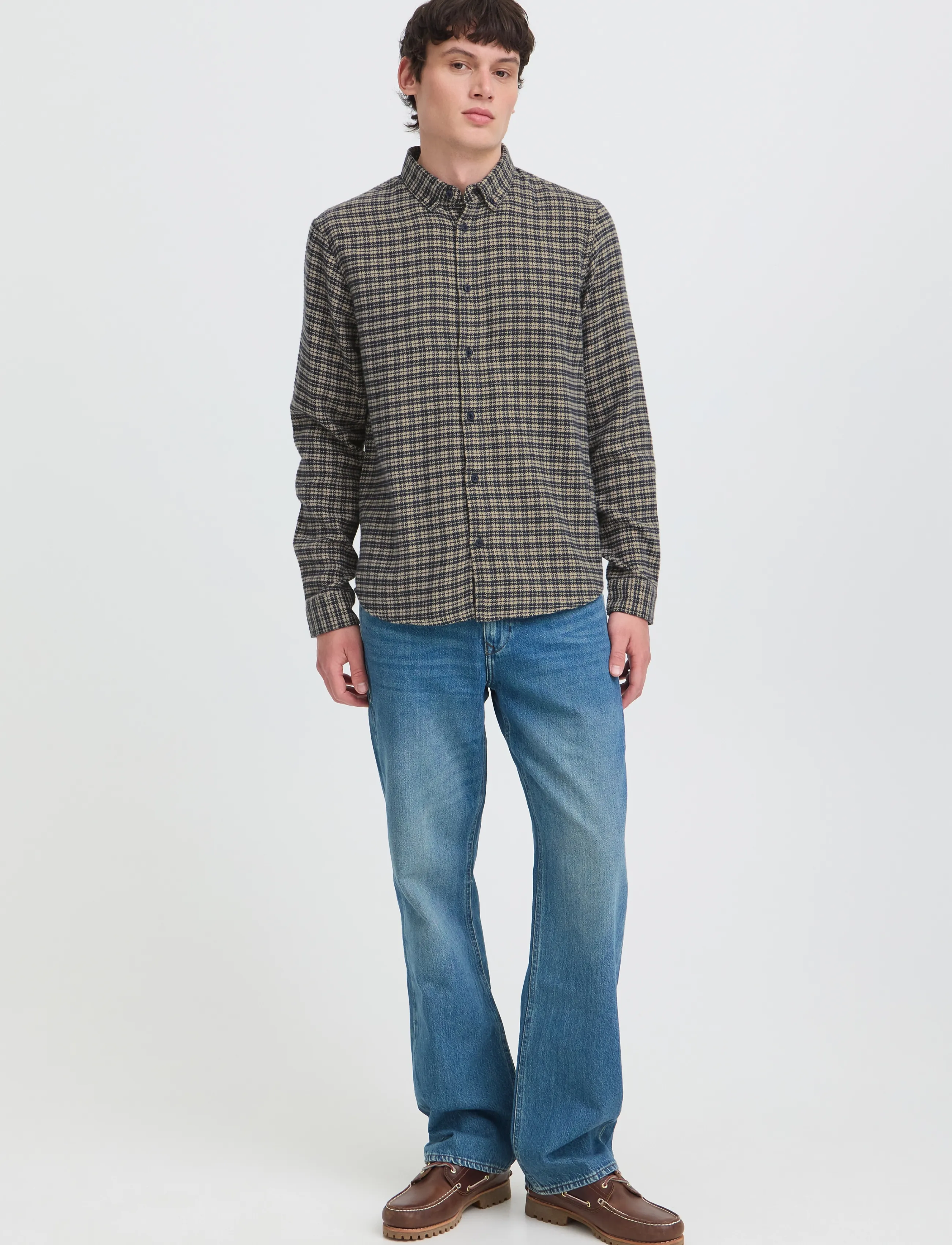 Blend BHCLARK SHIRT - Looks for less - DEEP DEPTHS / navy