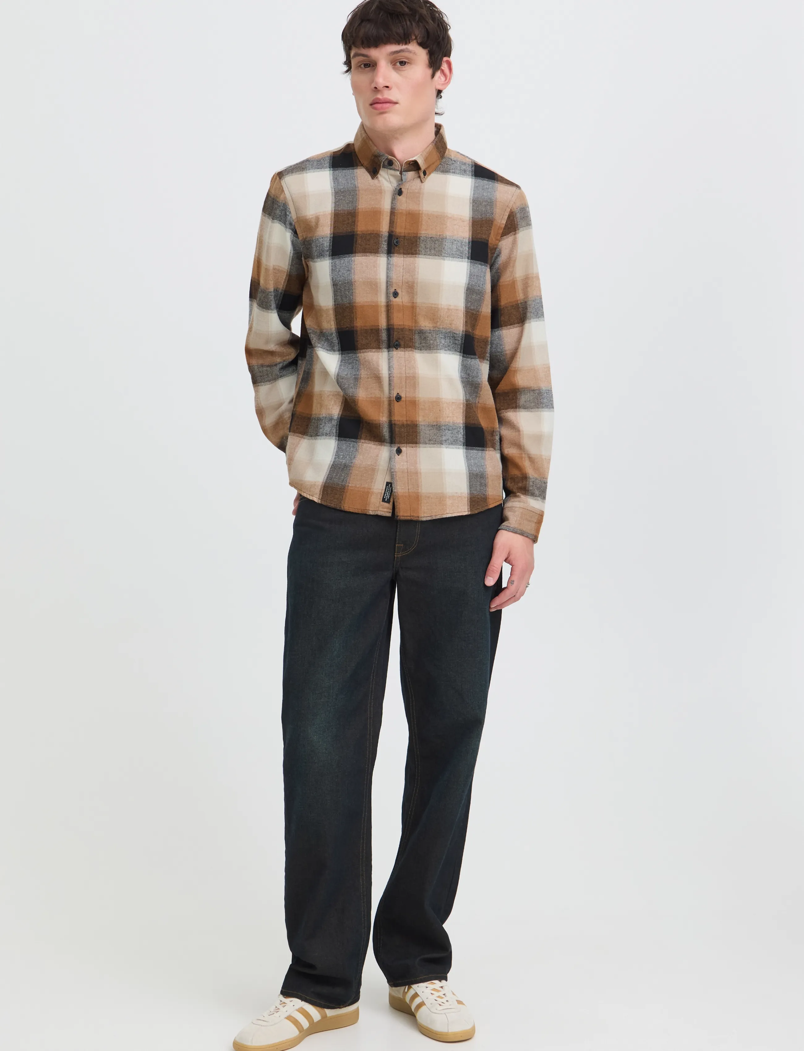 Blend BHCODY SHIRT - Looks for less - ARGANOIL / brown