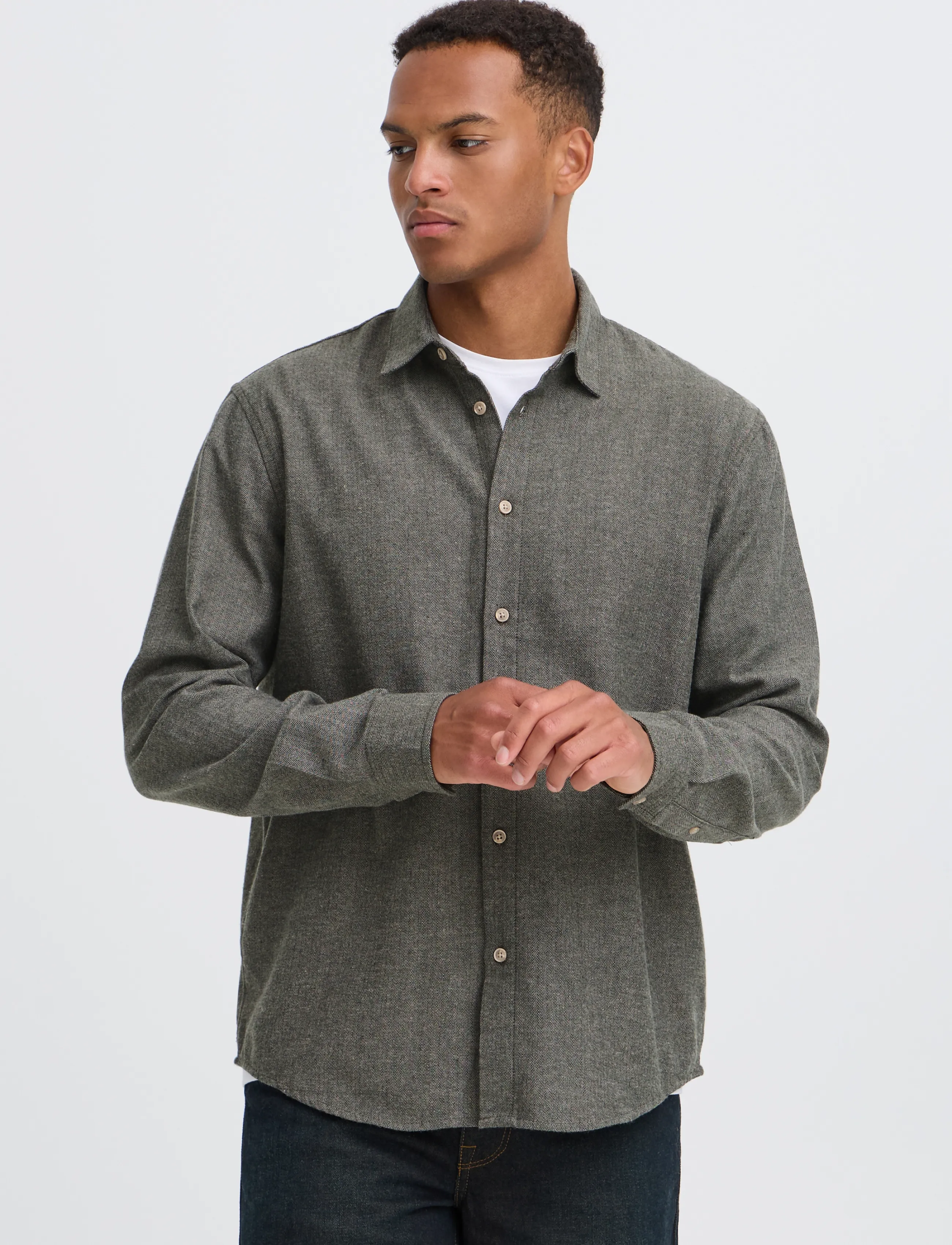 Blend BHCOBRA SHIRT - Freizeithemden - DEEP DEPTHS / grey