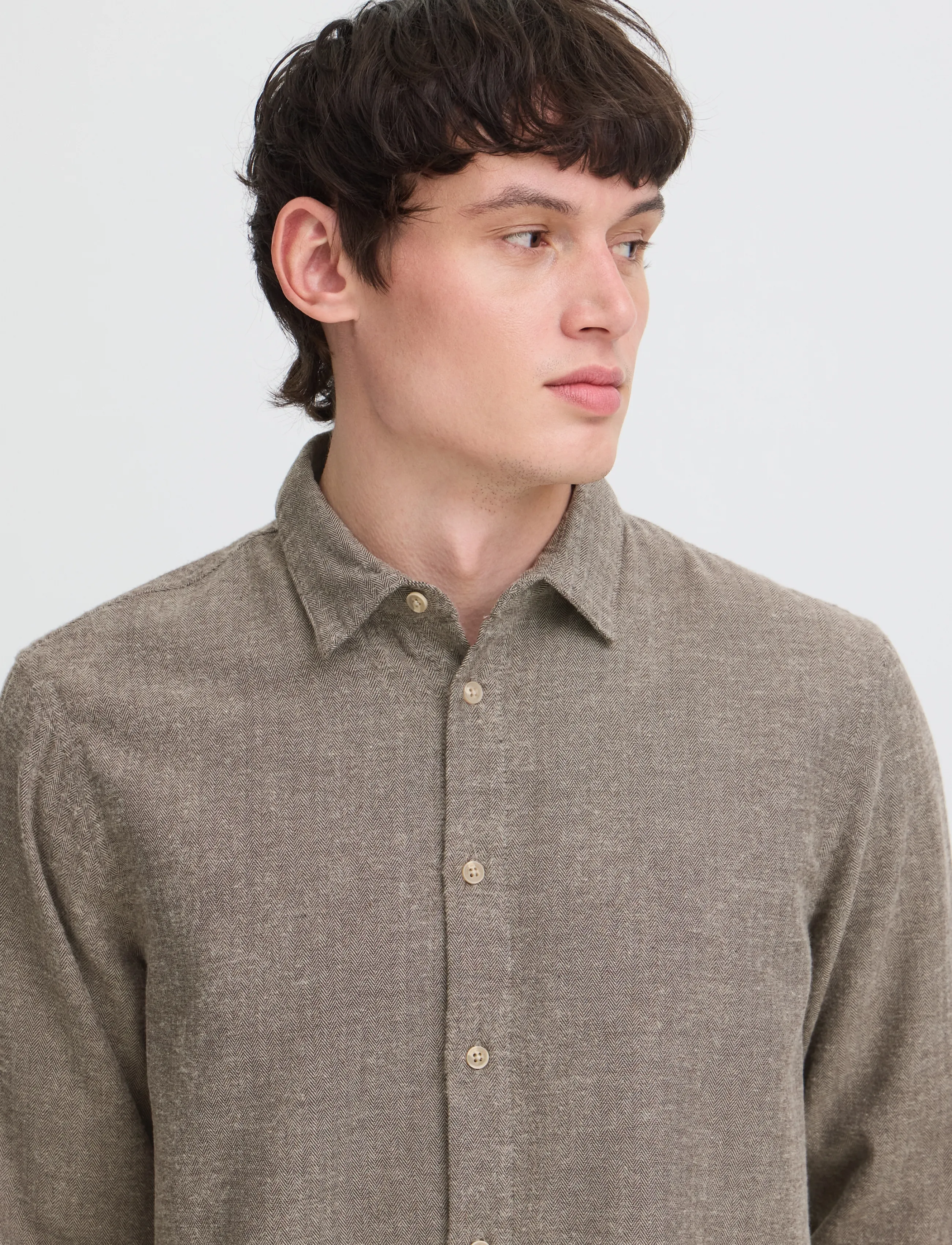 Blend - BHCOBRA SHIRT - turkish coffee - 4