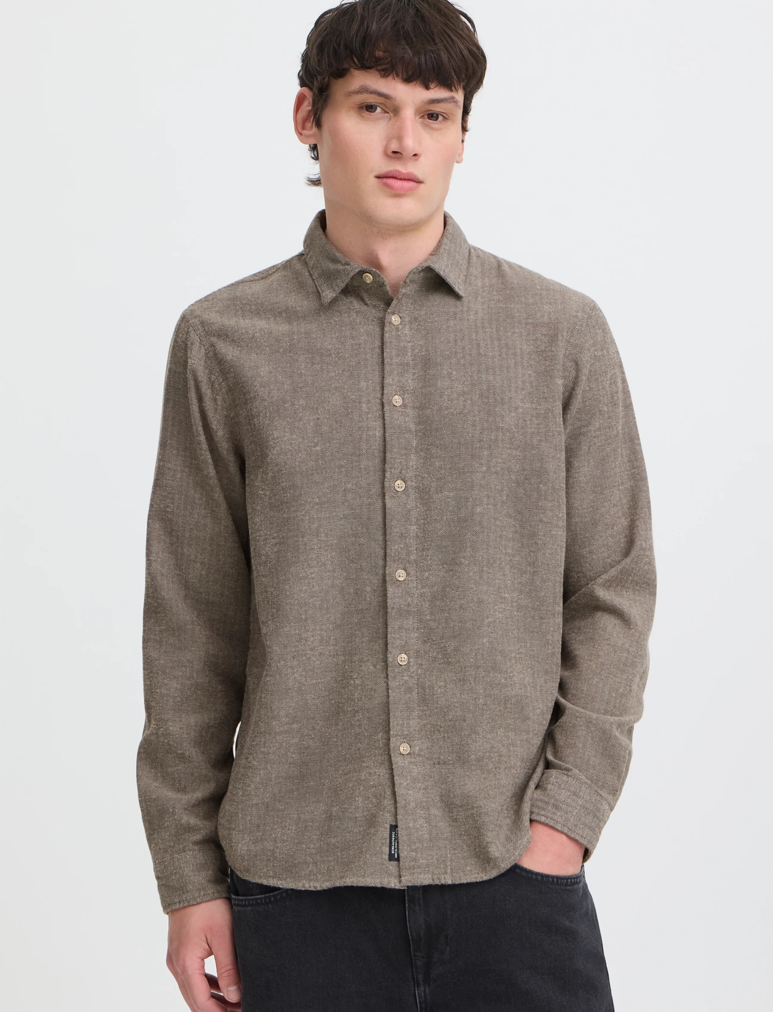 Blend - BHCOBRA SHIRT - turkish coffee - 5