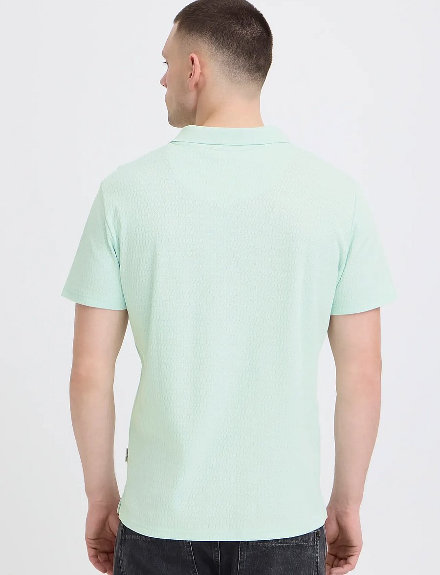 Blend - BHESWIN REG STRUC POLO S/S - short-sleeved polos - opal blue - 3