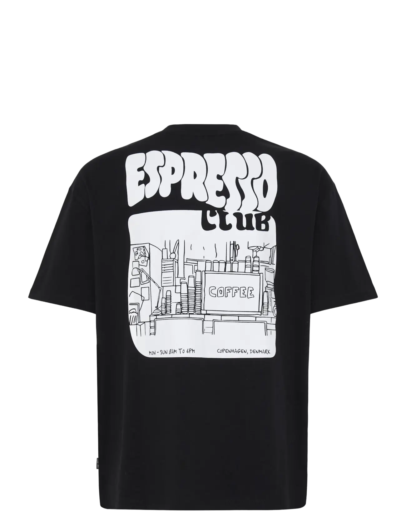 Blend - BHKEEGAN S/S GRAPHIC TEE - kortärmade t-shirts - black beauty - 1