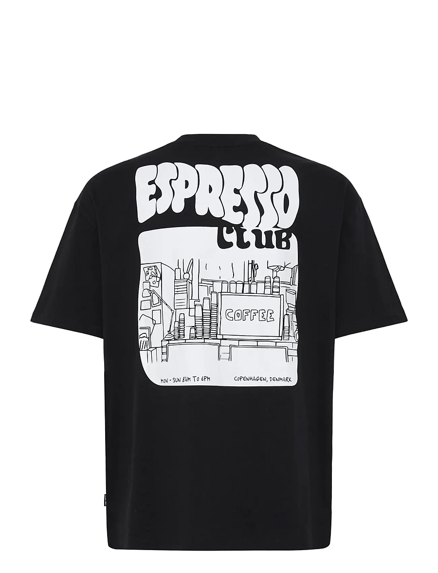 Blend - BHKEEGAN S/S GRAPHIC TEE - lühikeste varrukatega t-särgid - black beauty - 1