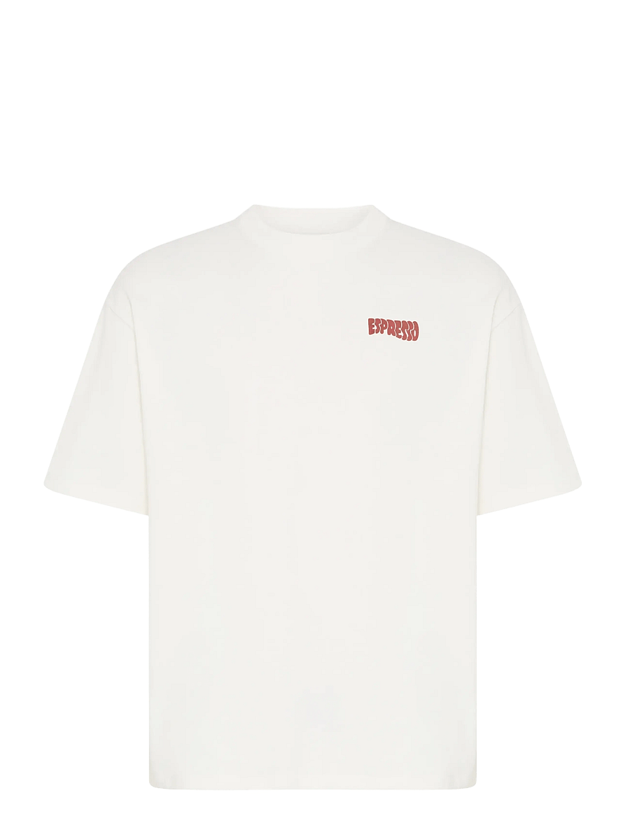 Blend - BHKEEGAN S/S GRAPHIC TEE - snow white - 1