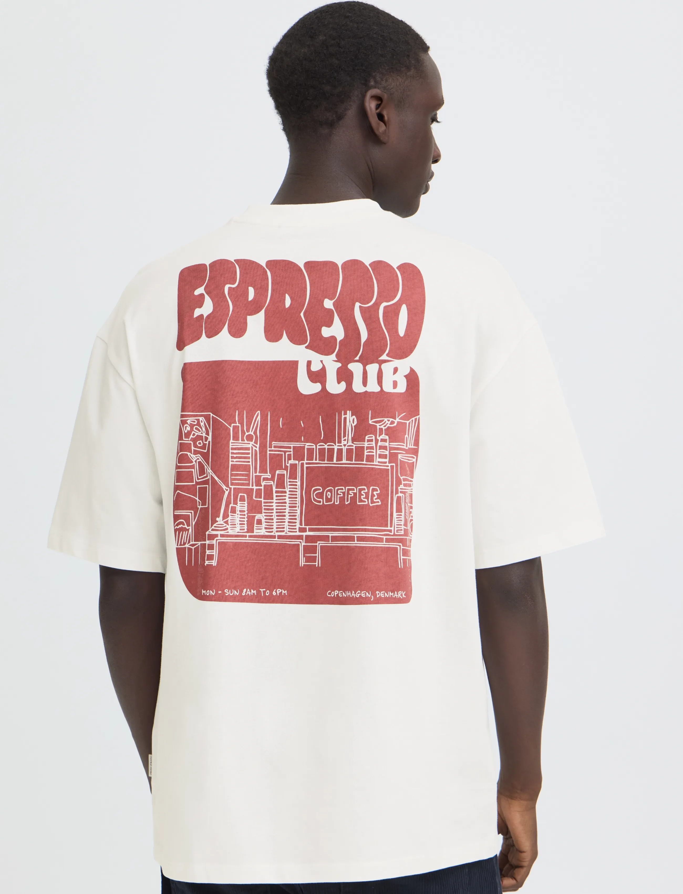 Blend - BHKEEGAN S/S GRAPHIC TEE - snow white - 3