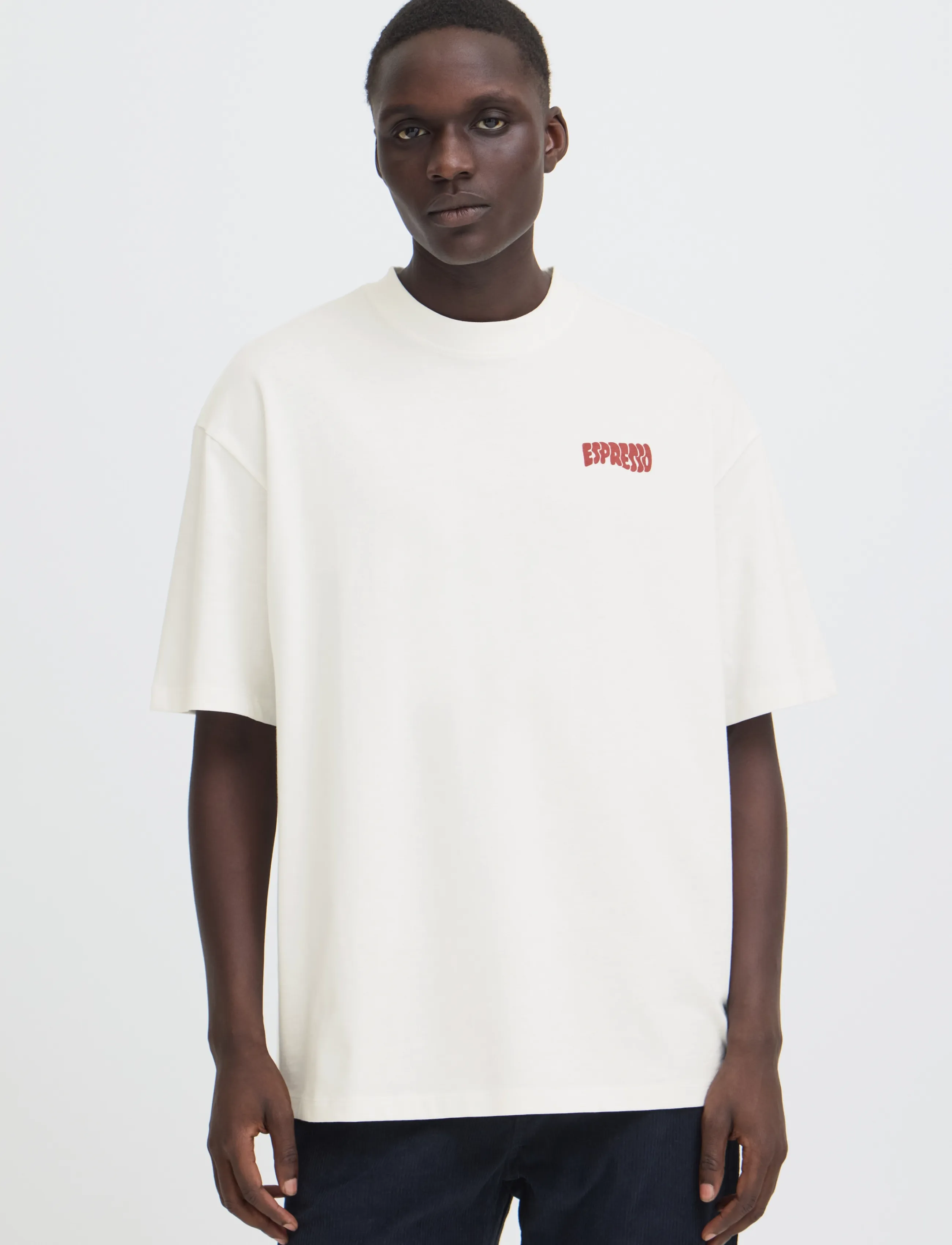 Blend - BHKEEGAN S/S GRAPHIC TEE - snow white - 5