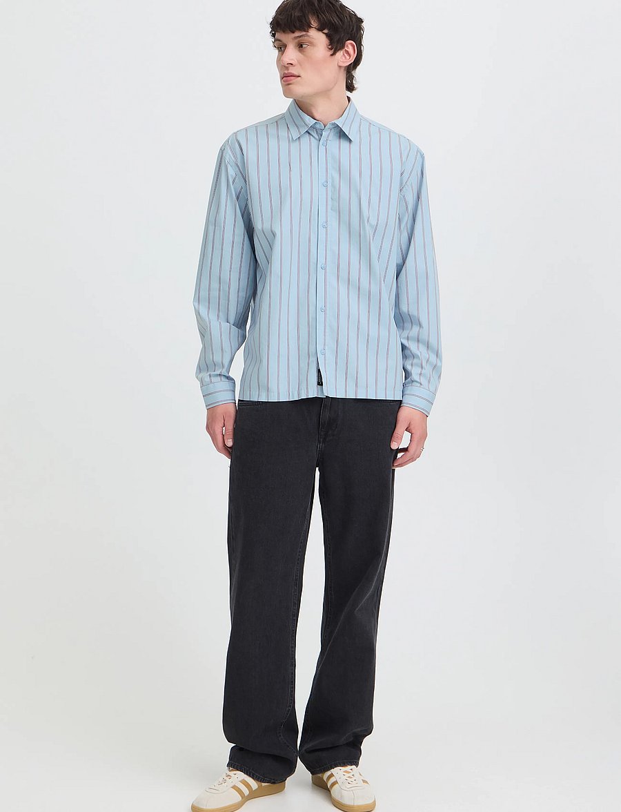 Blend - BHCONRAD SHIRT STRIPE - blue fog - 0