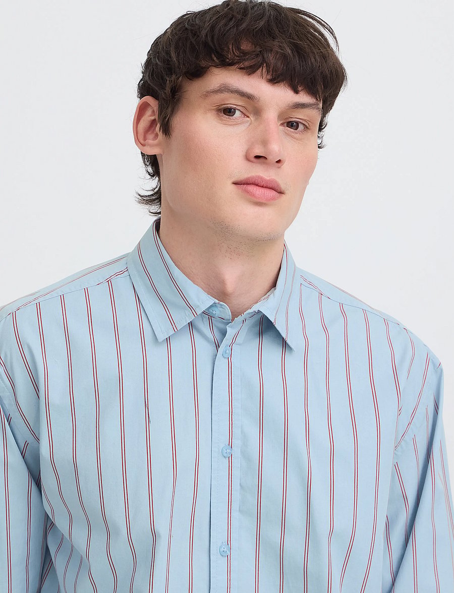 Blend - BHCONRAD SHIRT STRIPE - blue fog - 4