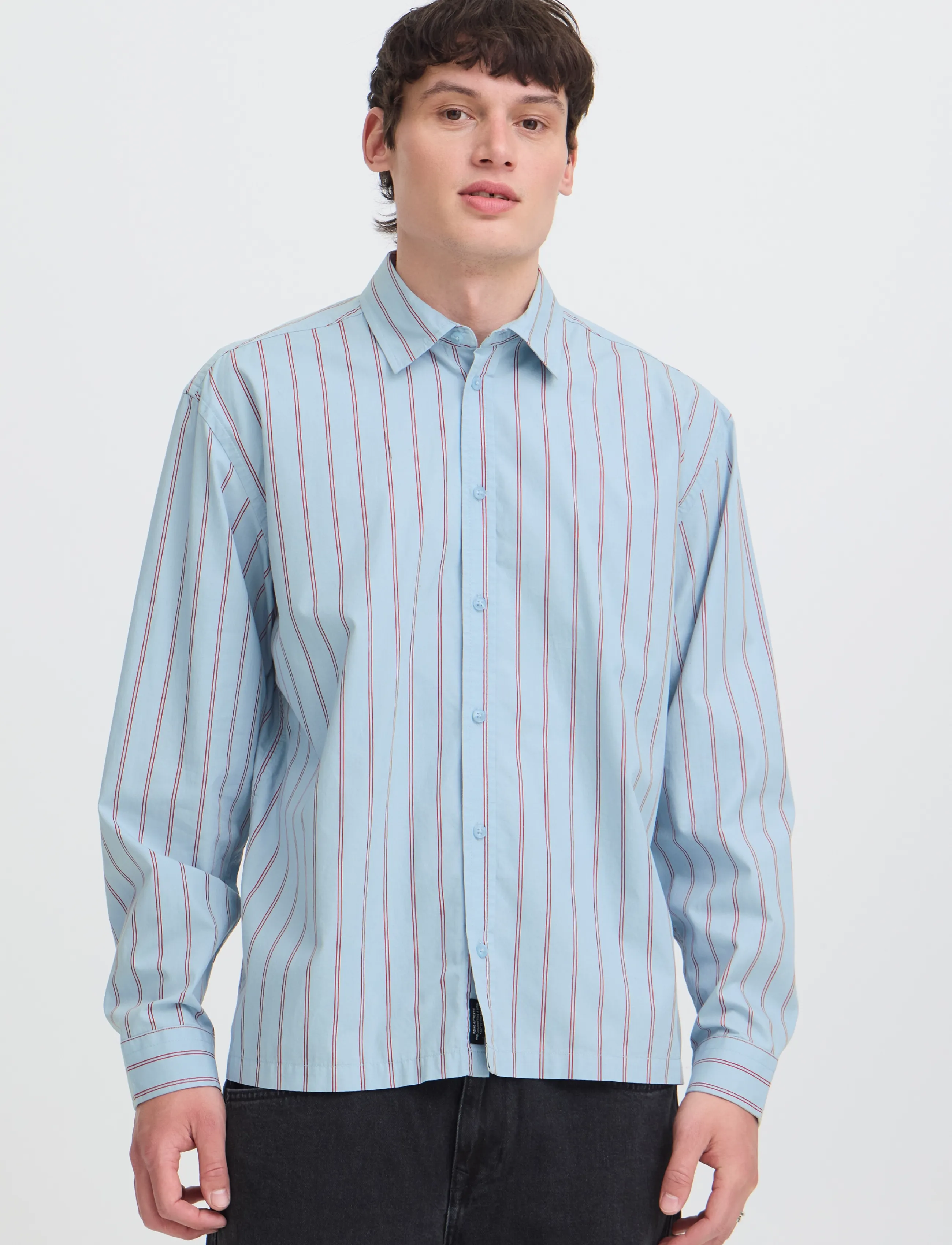 Blend - BHCONRAD SHIRT STRIPE - blue fog - 5