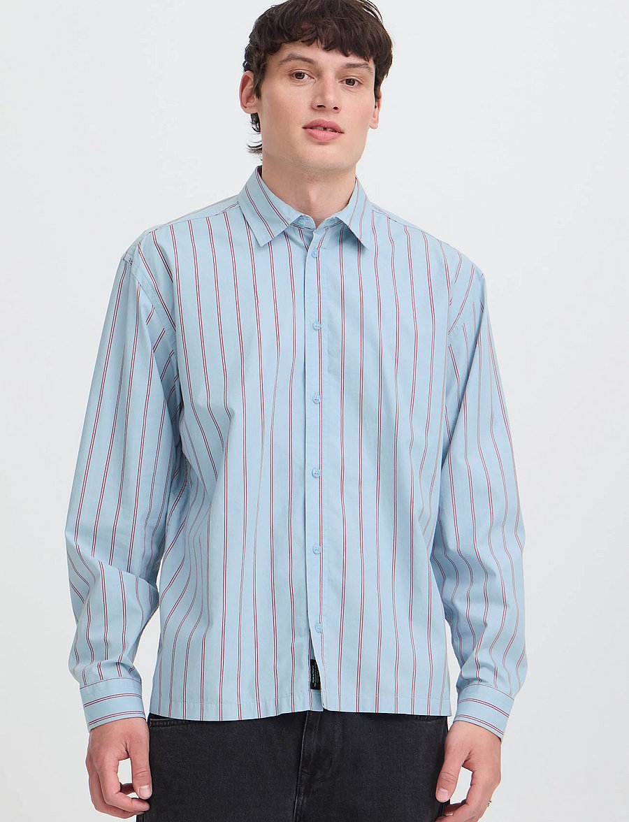 Blend - BHCONRAD SHIRT STRIPE - blue fog - 5
