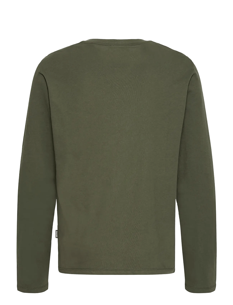 Blend - BHKIARAN L/S LOGO TEE - długi rękaw - deep depths - 2